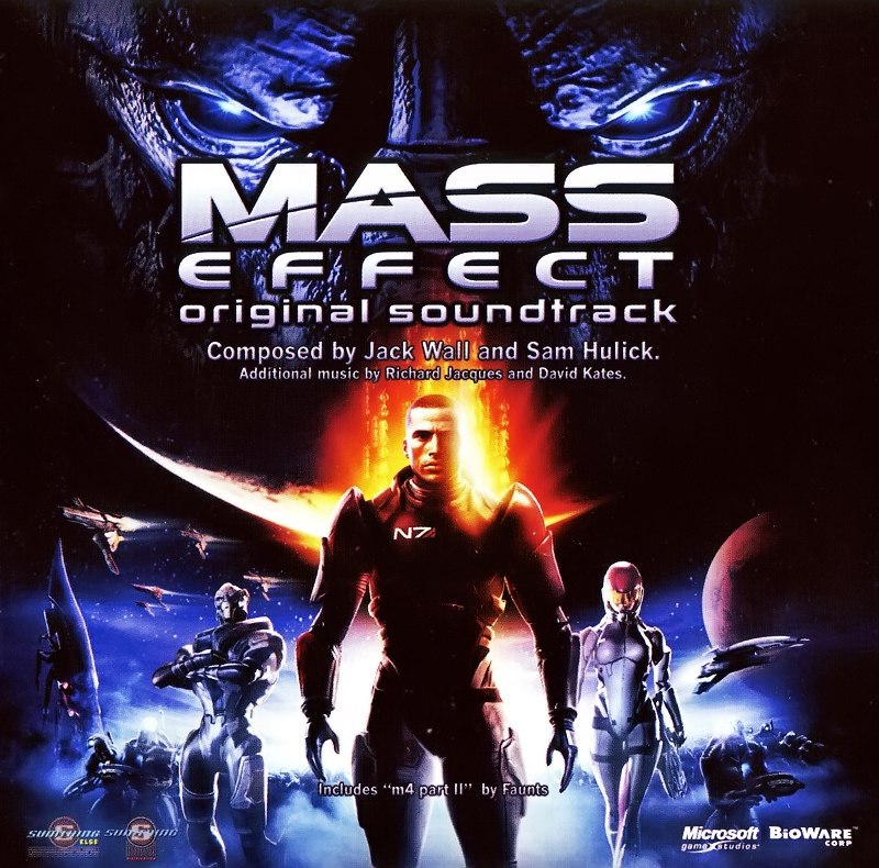 Portada ampliada de MASS EFFECT original soundtrack