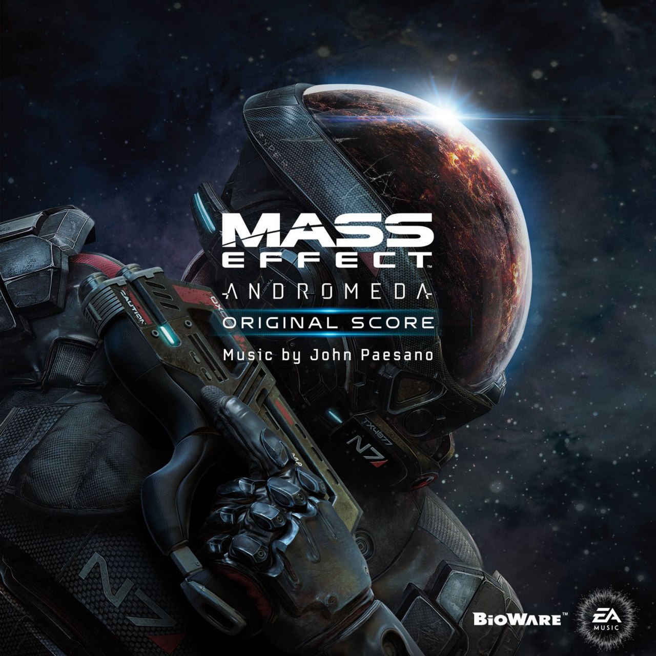 Portada ampliada de MASS EFFECT ANDROMEDA ORIGINAL SCORE
