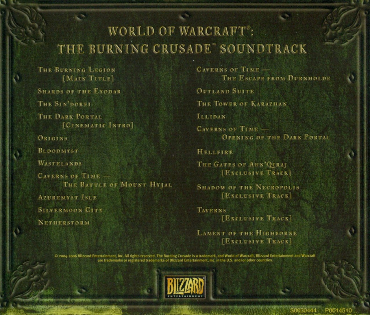 Portada ampliada de WARCRAFT: THE CRUSADE SOUNDTRACK