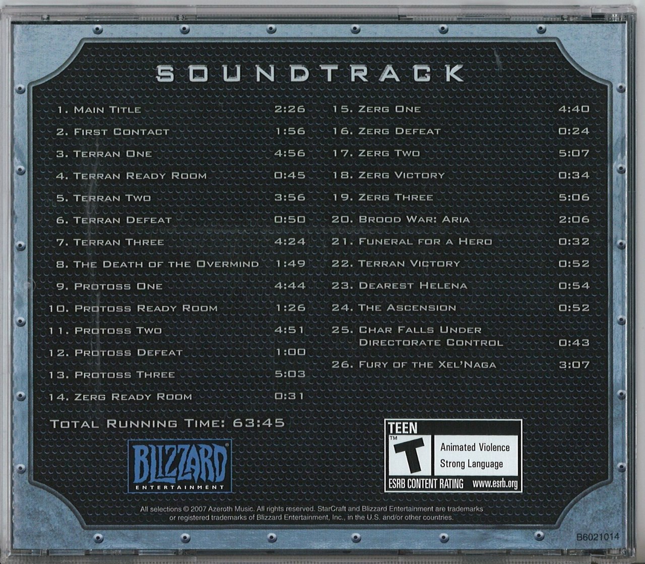 Portada ampliada de SOUNDTRACK