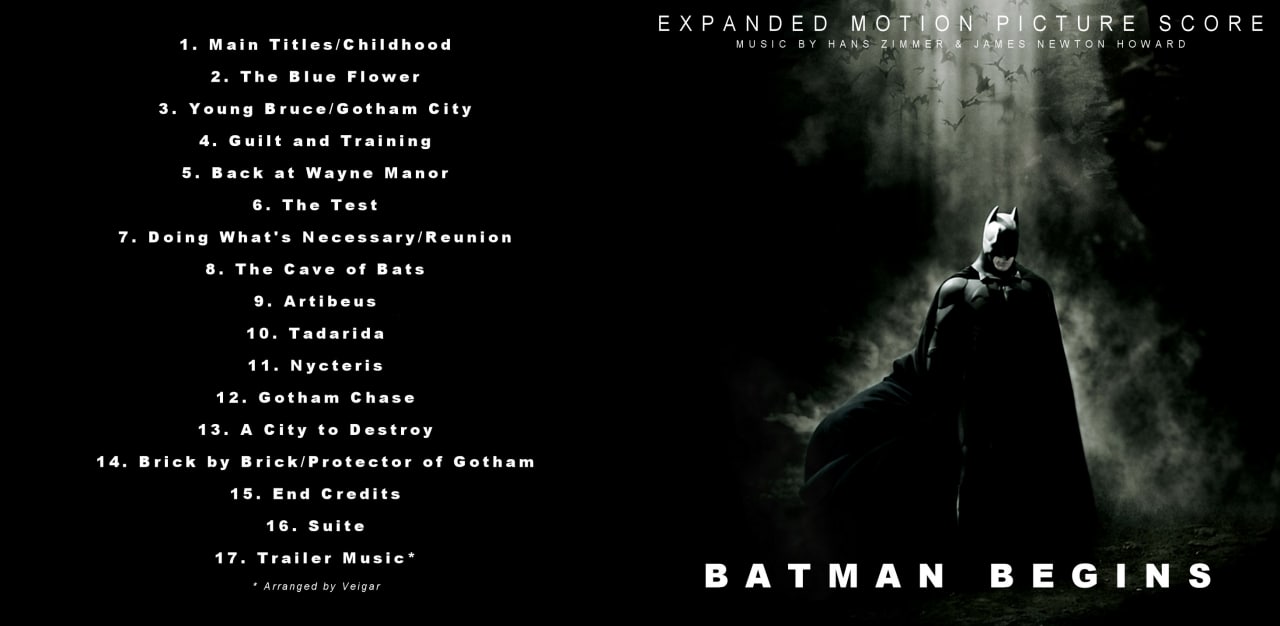 Portada ampliada de BATMAN BEGINS