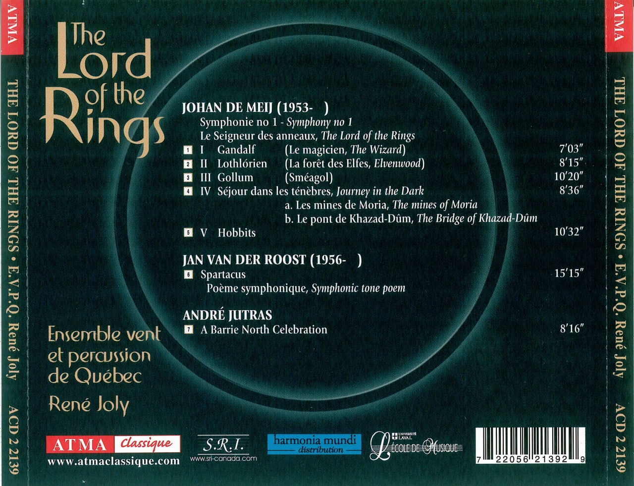 Portada ampliada de The Lord of the Rings
