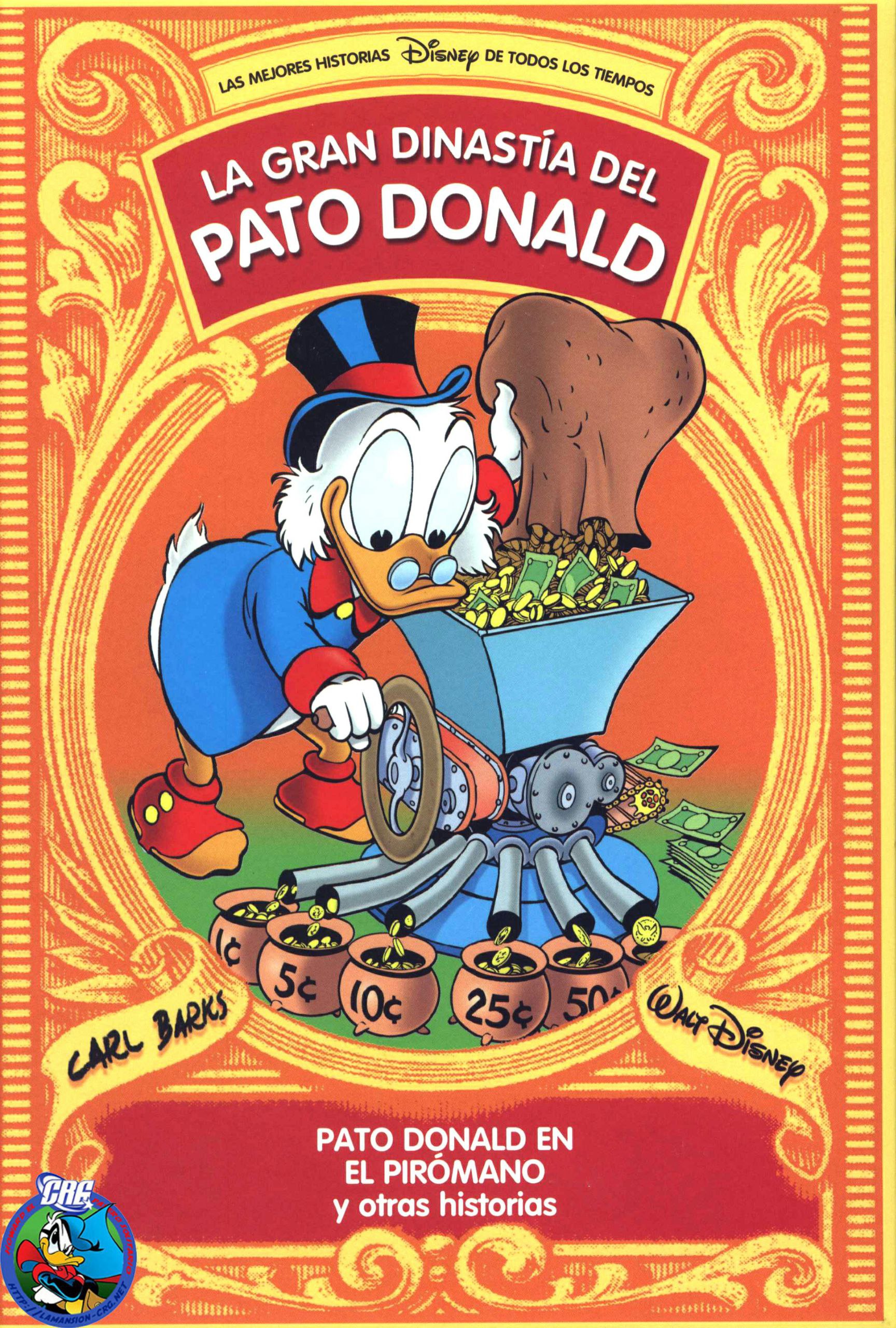 Portada ampliada de La Gran Dinastía del Pato Donald