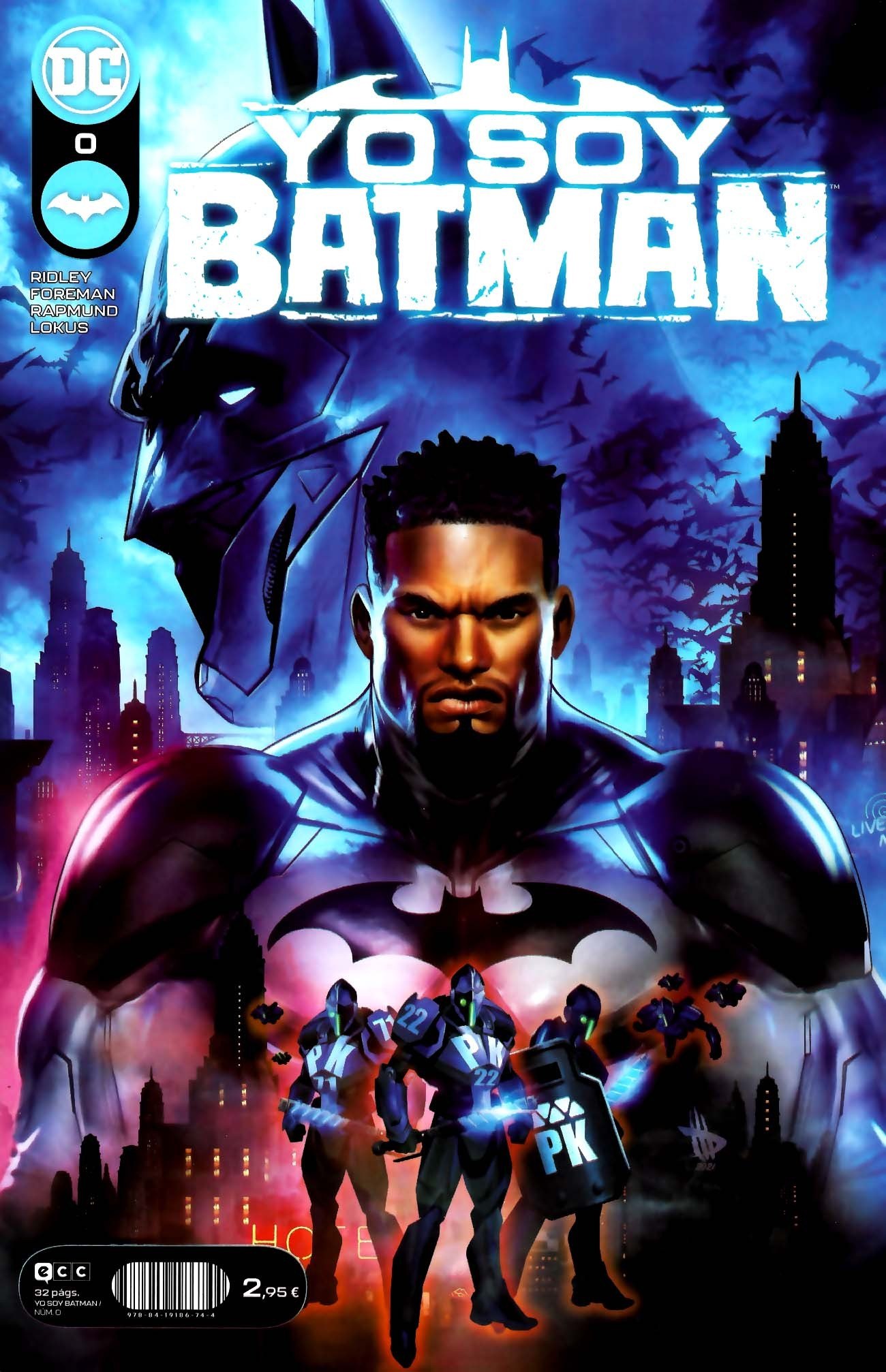 Portada ampliada de YO SOY BATMAN