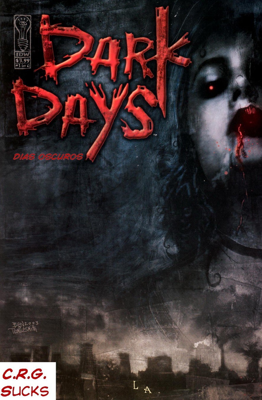 Portada ampliada de Dark Days
