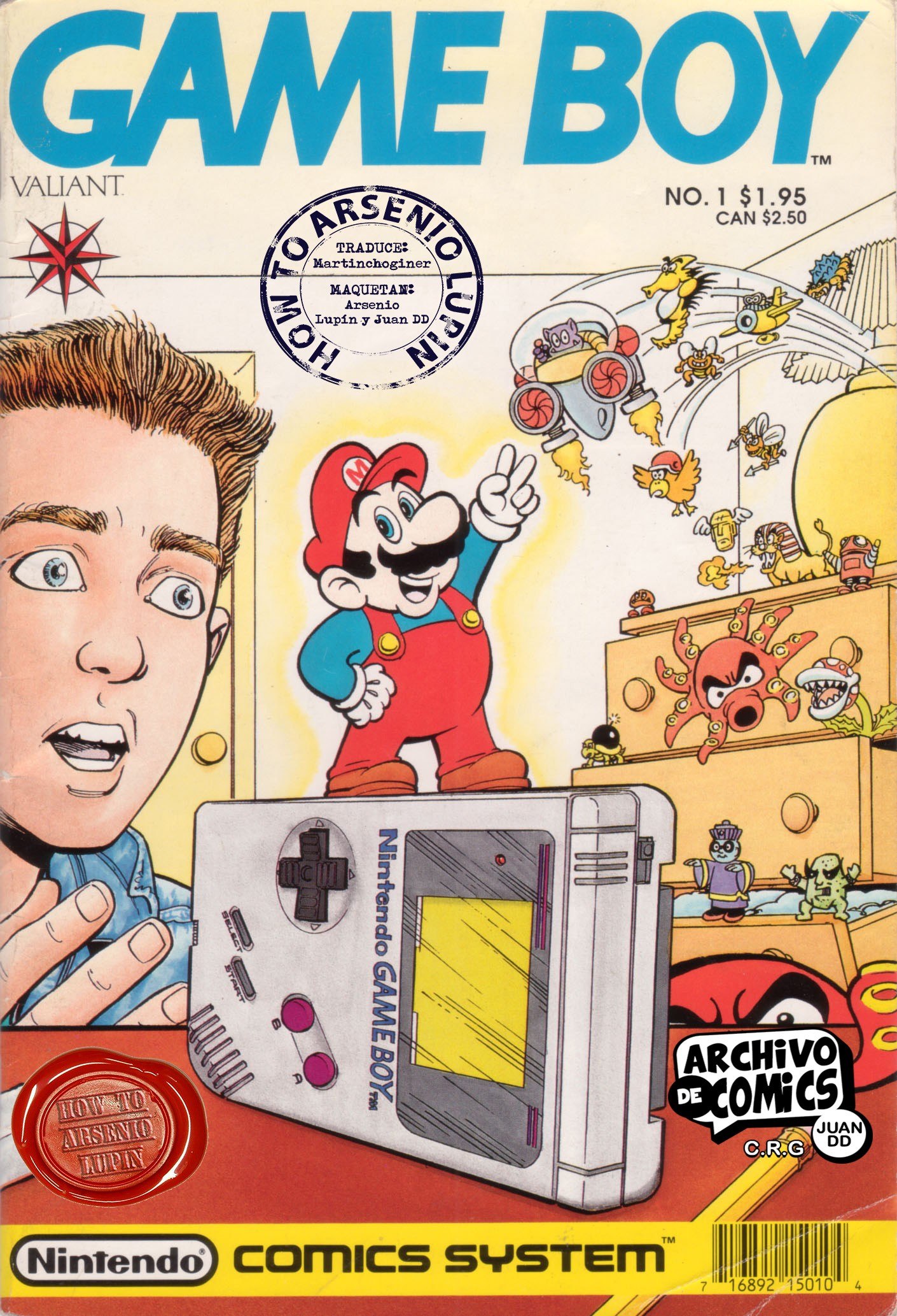 Portada ampliada de GAME BOY