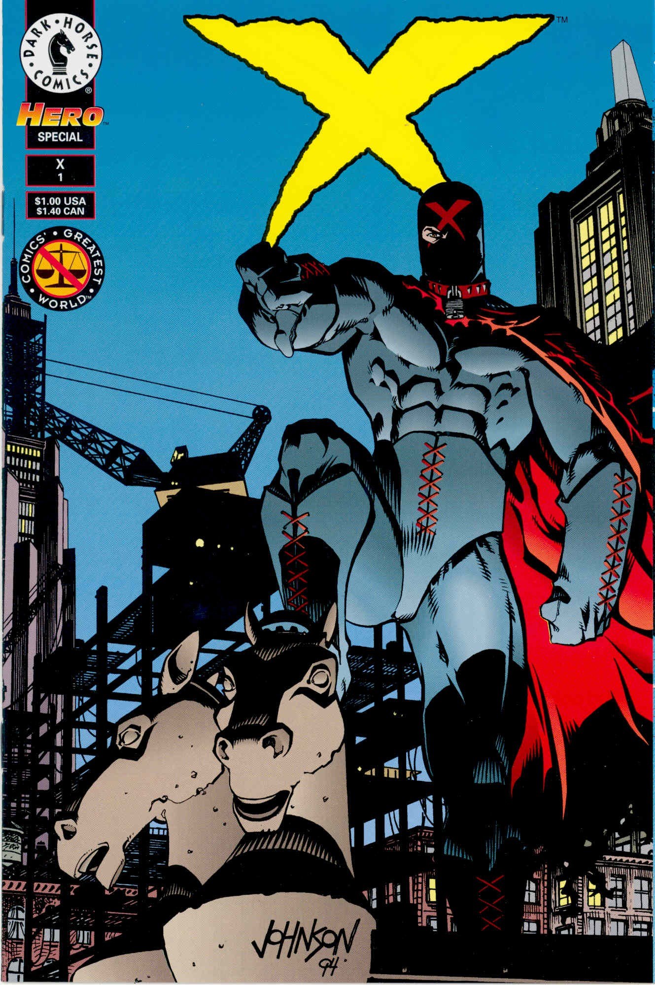 Portada ampliada de X