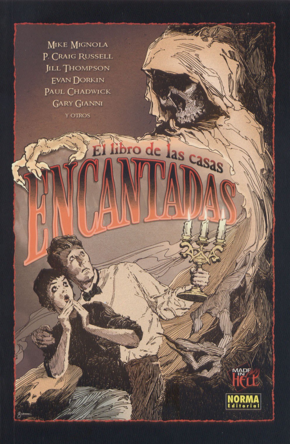 Portada ampliada de El libro de las casas ENCANTADAS