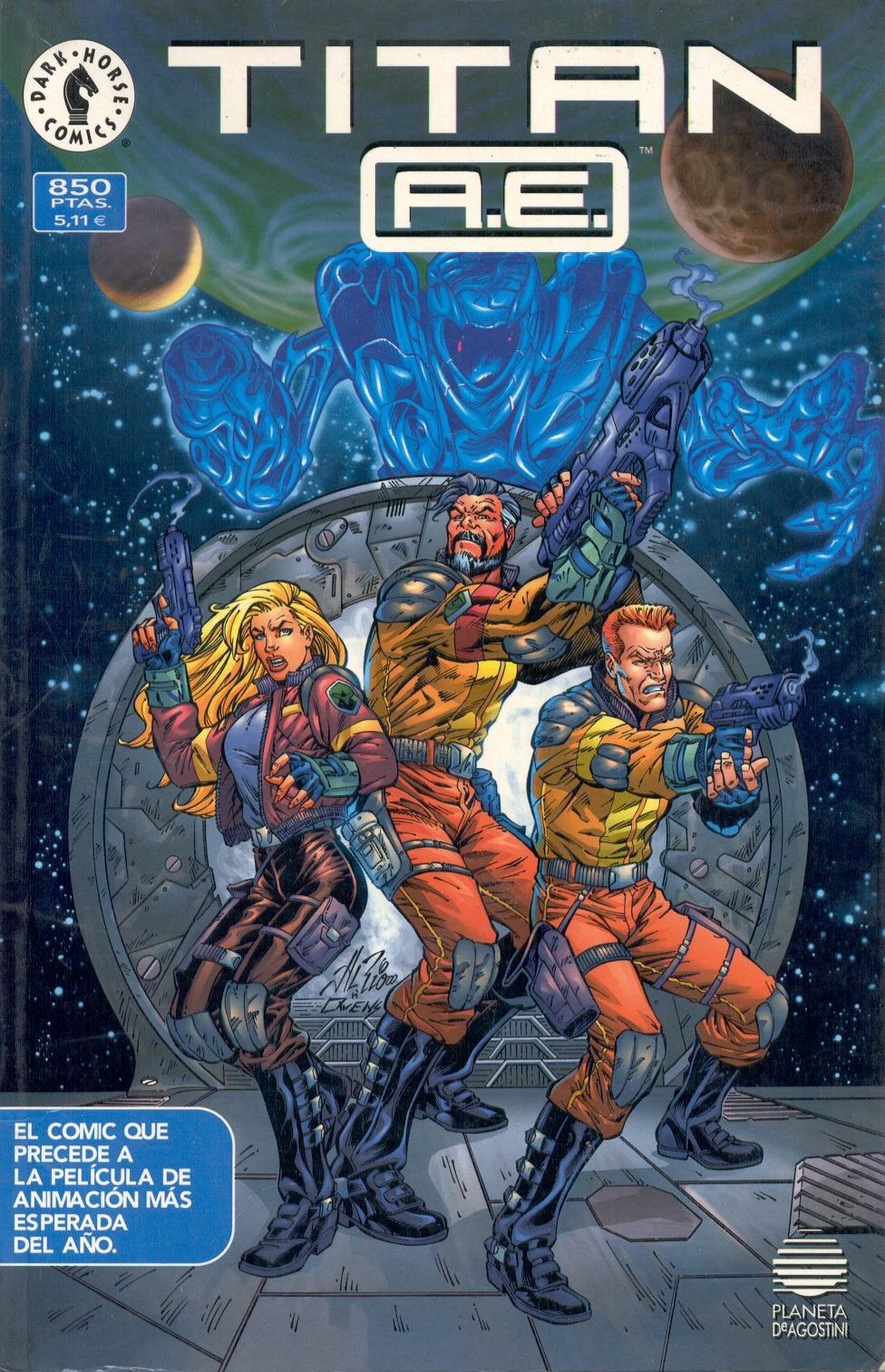 Portada ampliada de TITAN A.E.