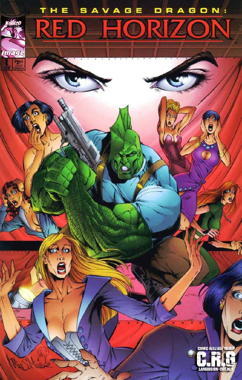 Portada ampliada de THE SAVAGE DRAGON: RED HORIZON