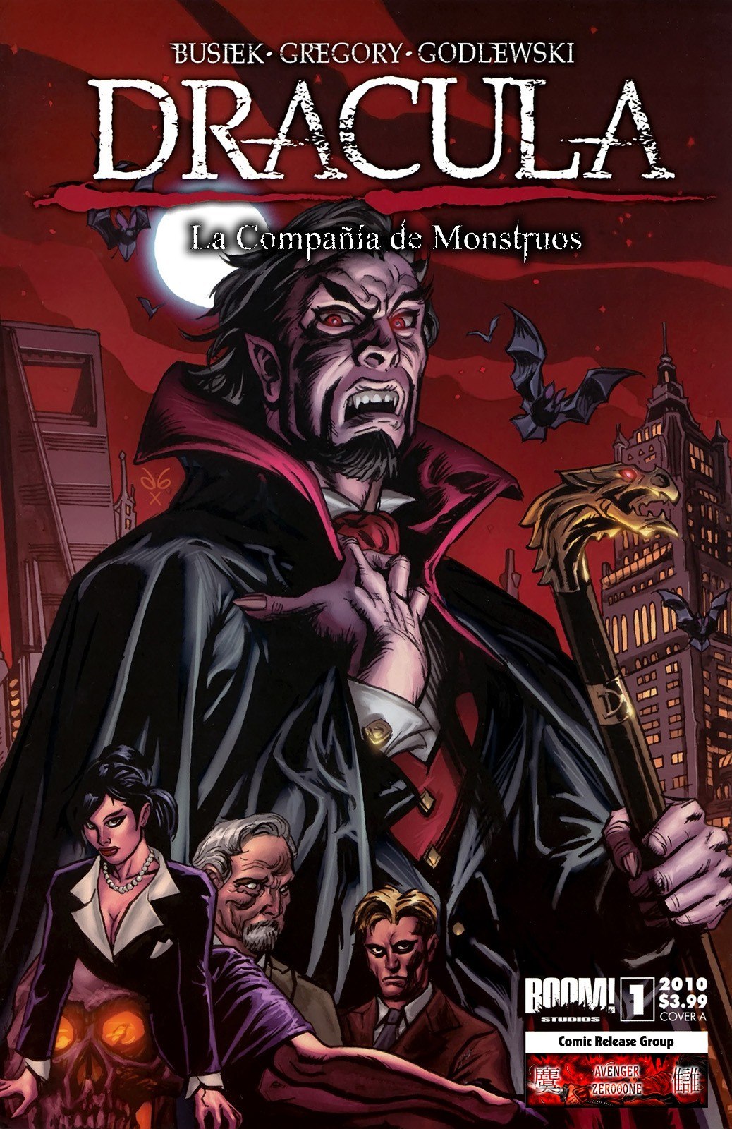 Portada ampliada de DRACULA