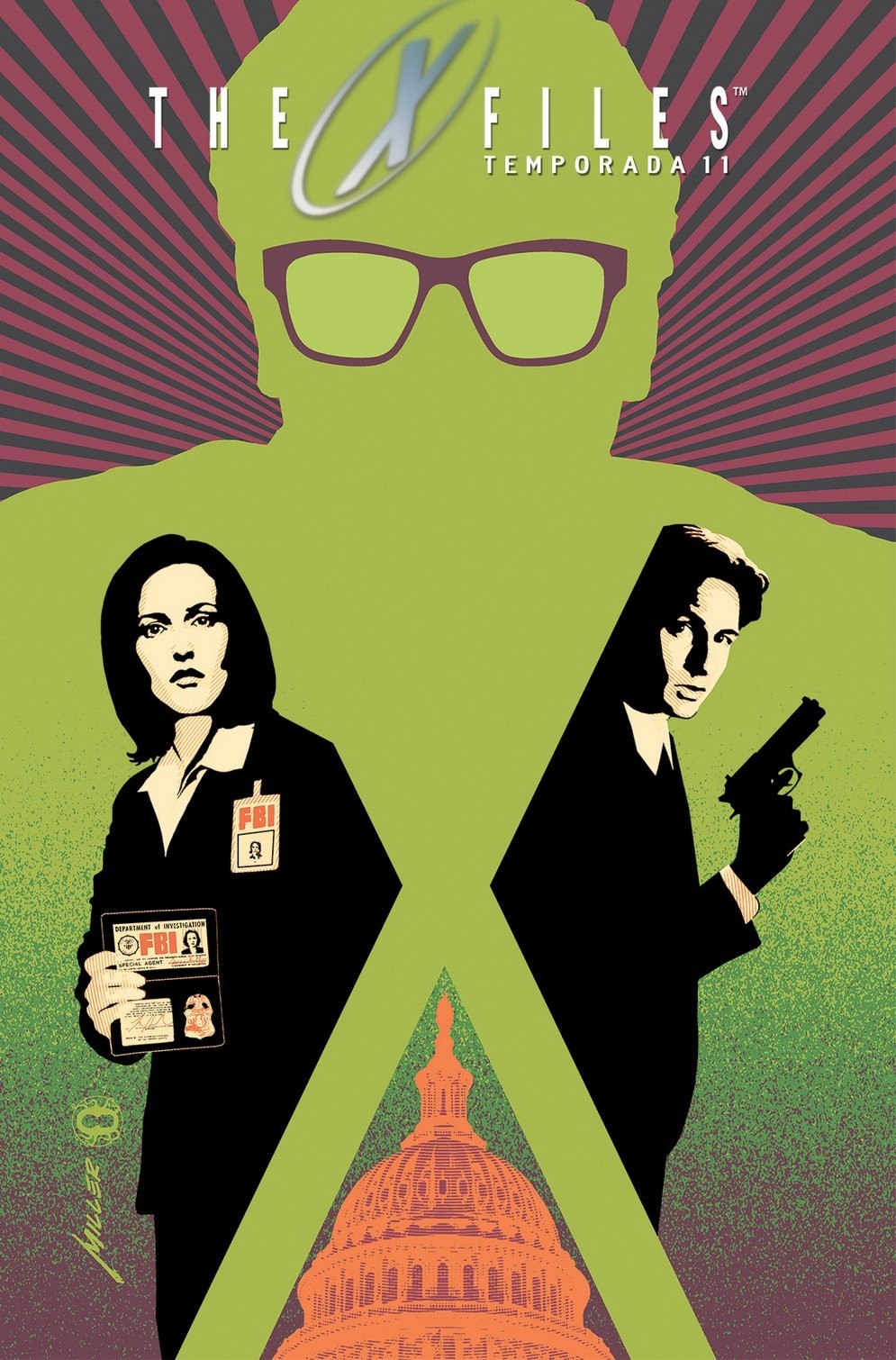 Portada ampliada de THE X FILES TEMPORADA II