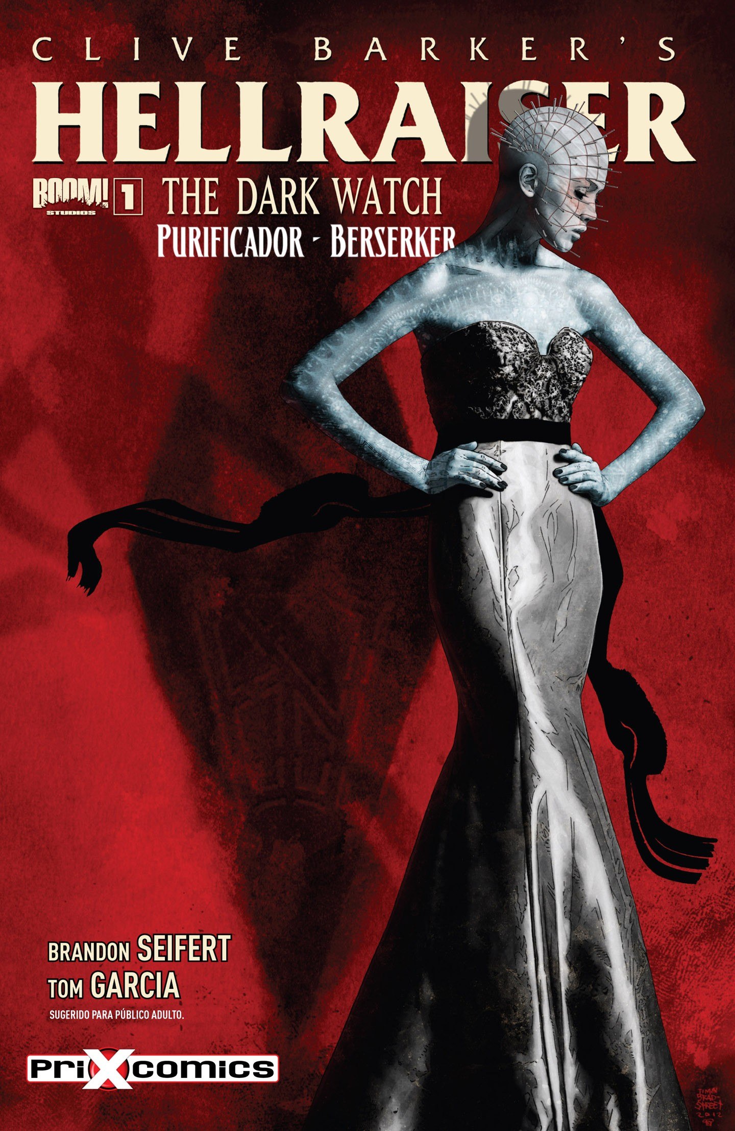 Portada ampliada de CLIVE BARKER'S HELLRAISER BOMM! 1 THE DARK WATCH PURIFICADOR - BERSERKER