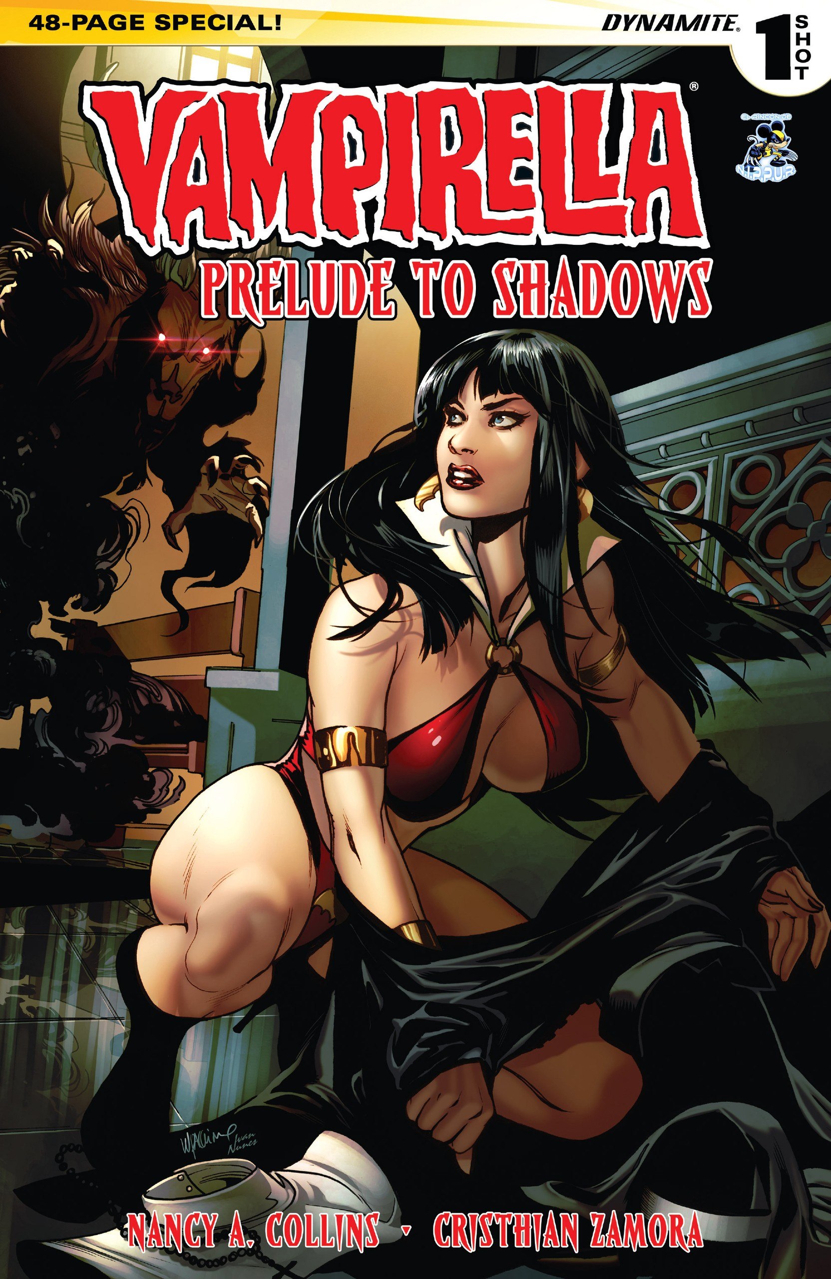 Portada ampliada de VAMPIRELLA PRELUDE TO SHADOWS