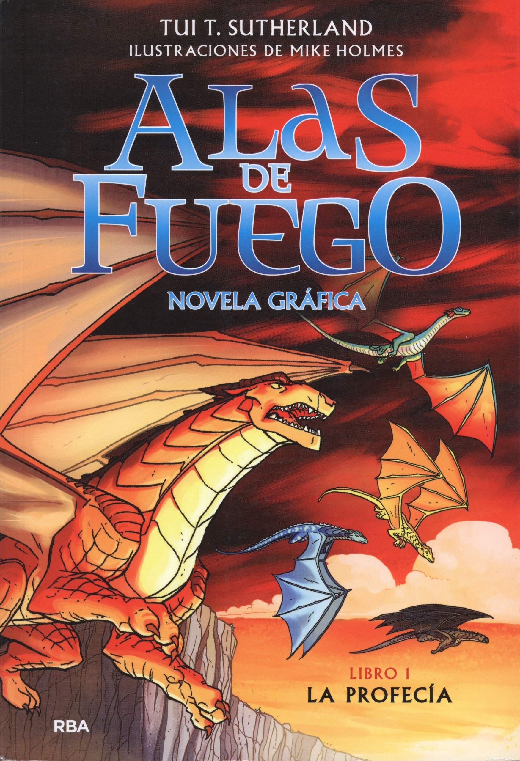 Portada ampliada de Alas de Fuego