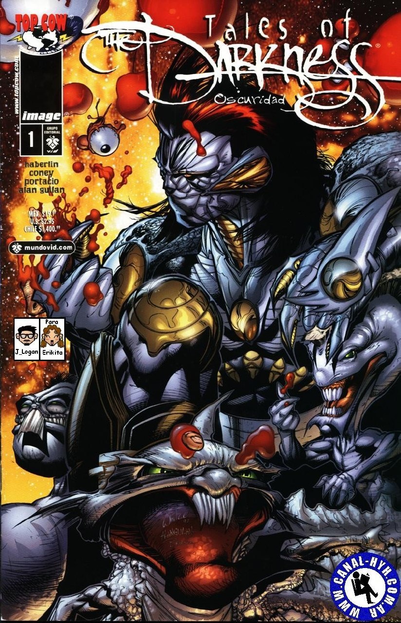Portada ampliada de Tales of the Darkness