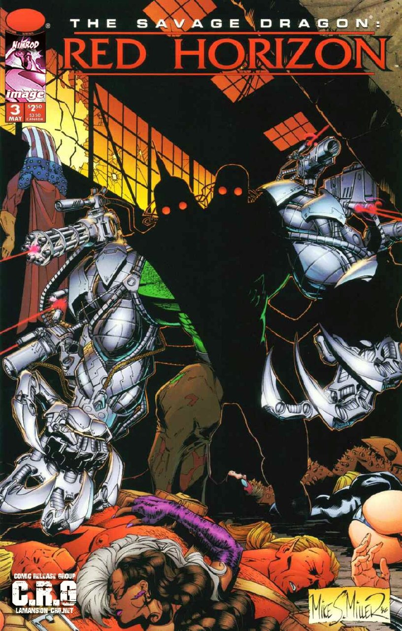 Portada ampliada de THE SAVAGE DRAGON: RED HORIZON