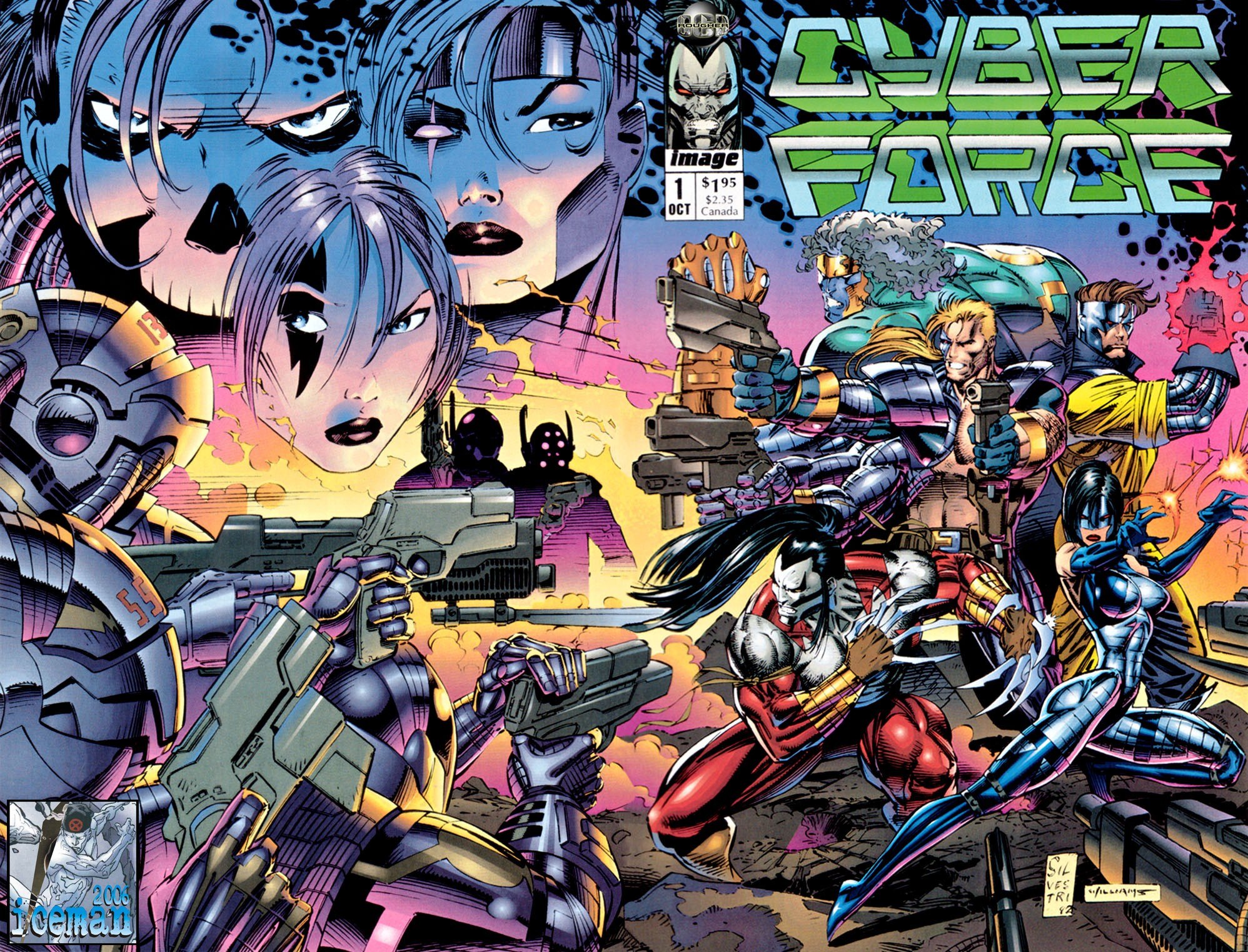 Portada ampliada de CYBER FORCE