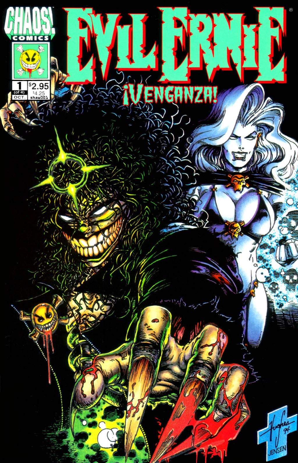 Portada ampliada de EVIL ERNIE IVENGANZA!