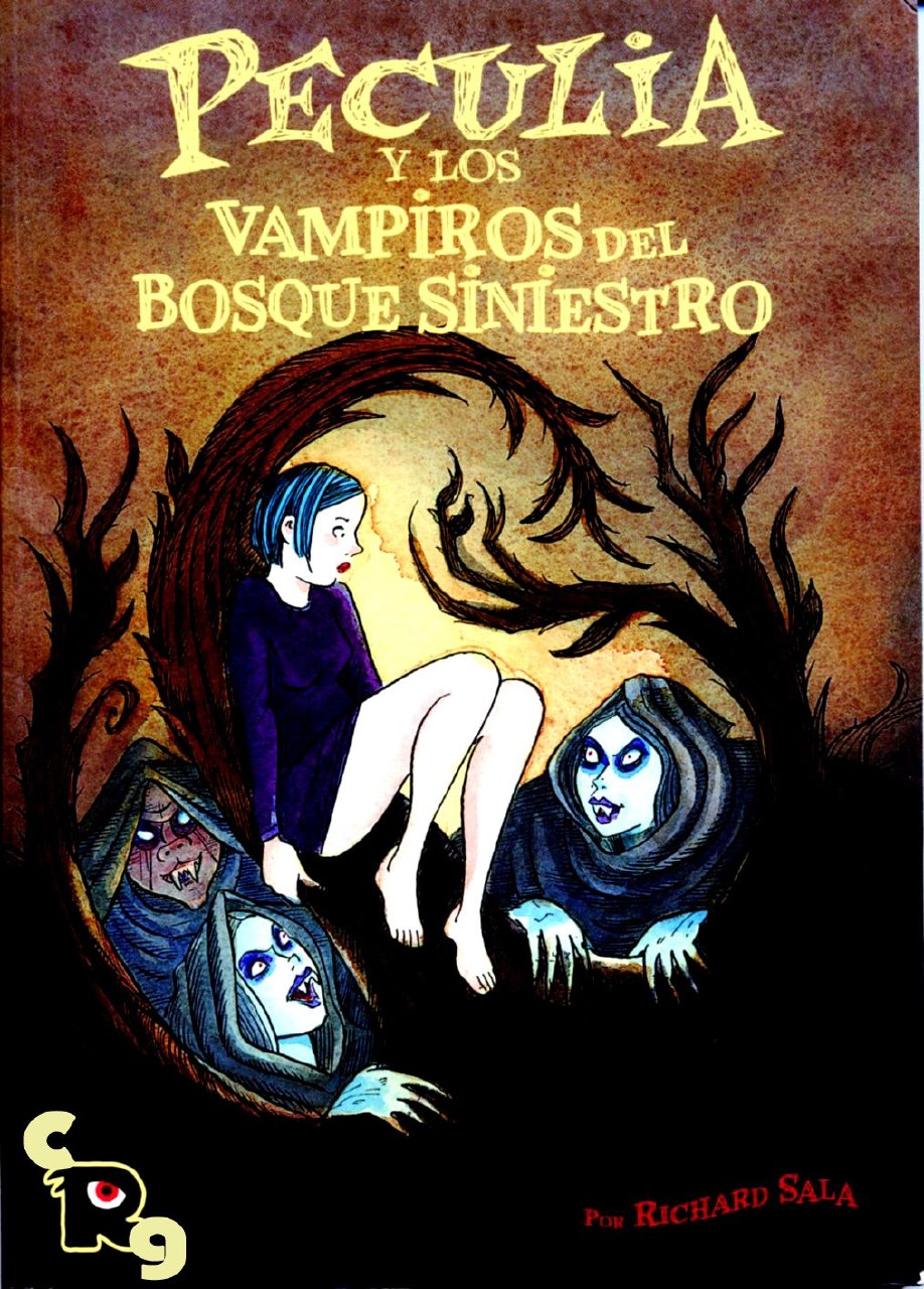 Portada ampliada de PECULIA Y LOS VAMPIROS DEL BOSQUE SINIESTRO