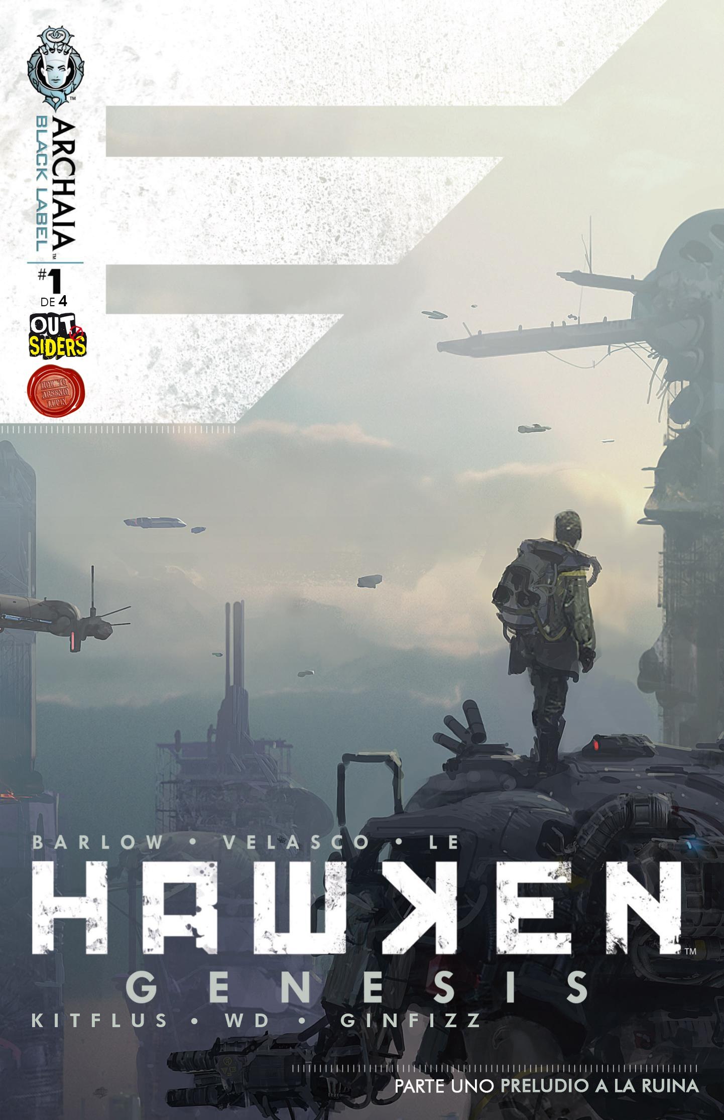 Portada ampliada de HAWKEN GENESIS