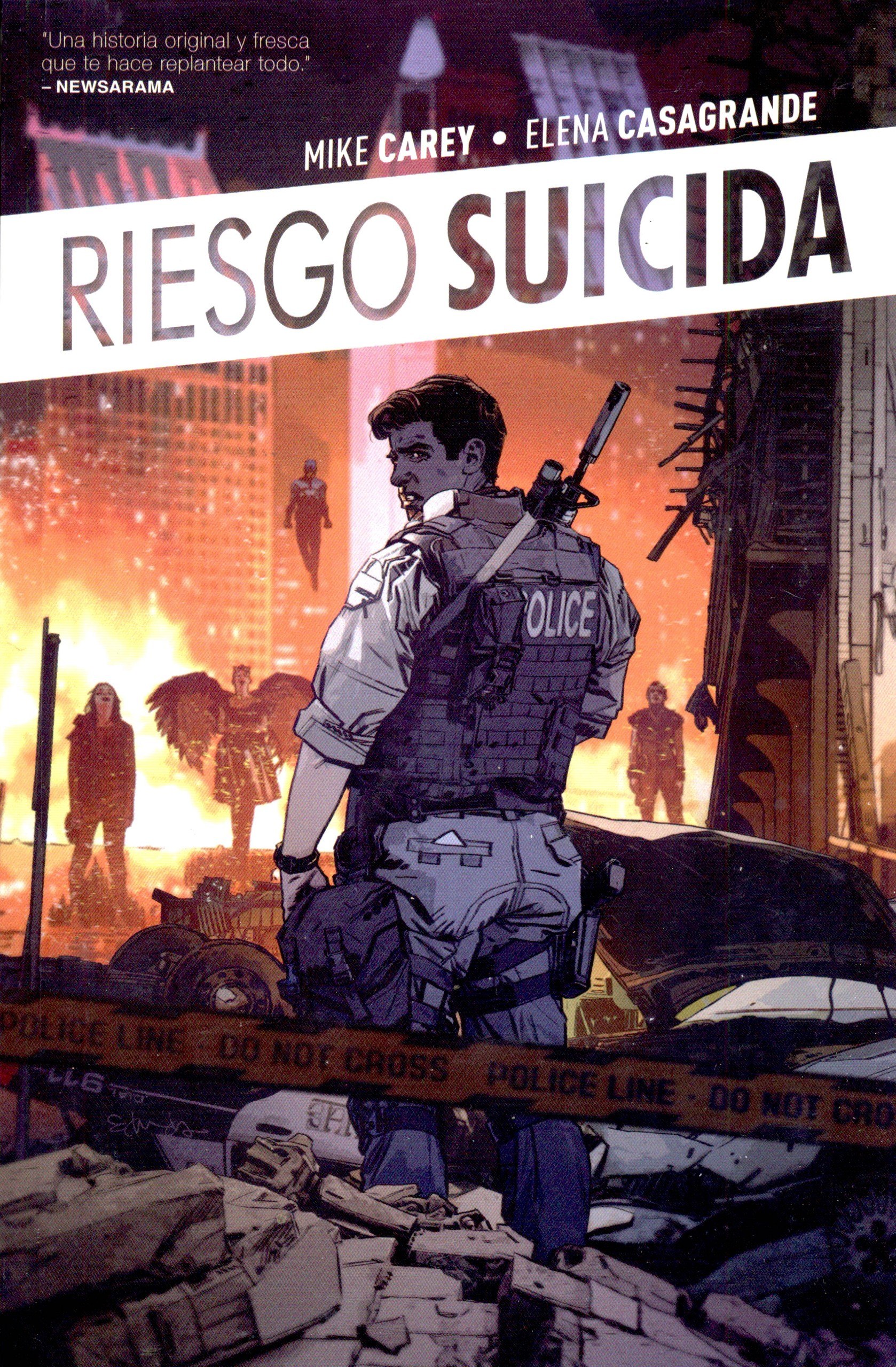 Portada ampliada de RIESGO SUICIDA