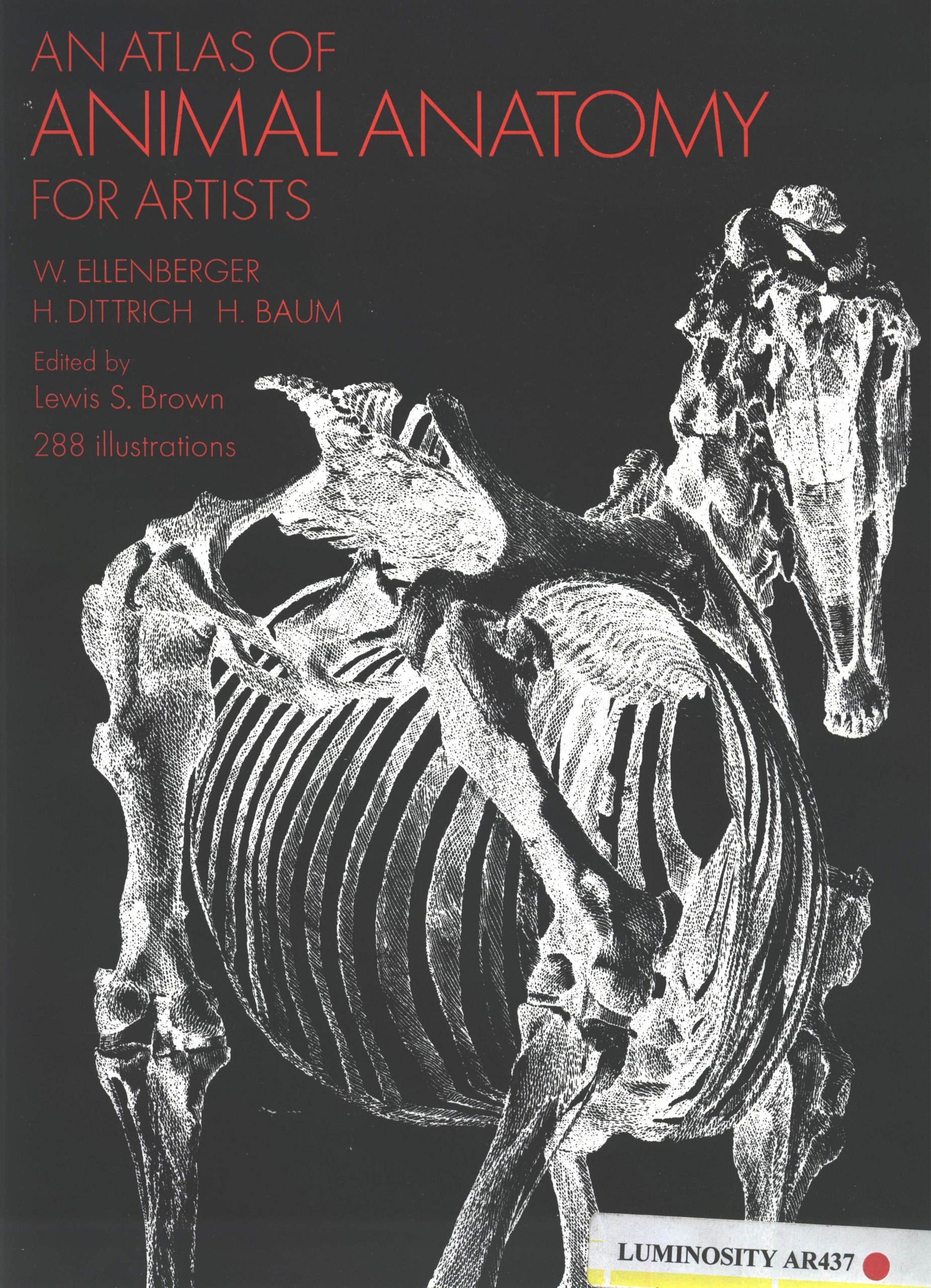 Portada ampliada de AN ATLAS OF 'ANIMAL ANATOMY FOR ARTISTS