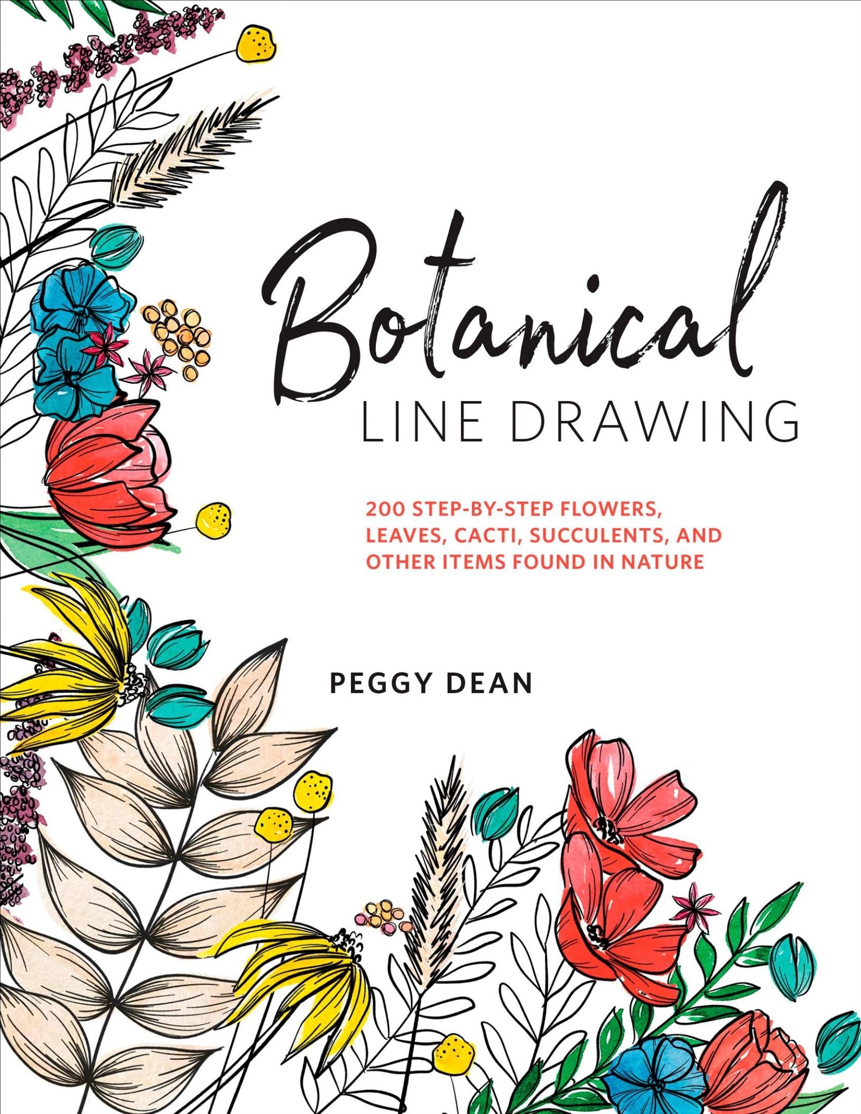 Portada ampliada de Botanical Line Drawing