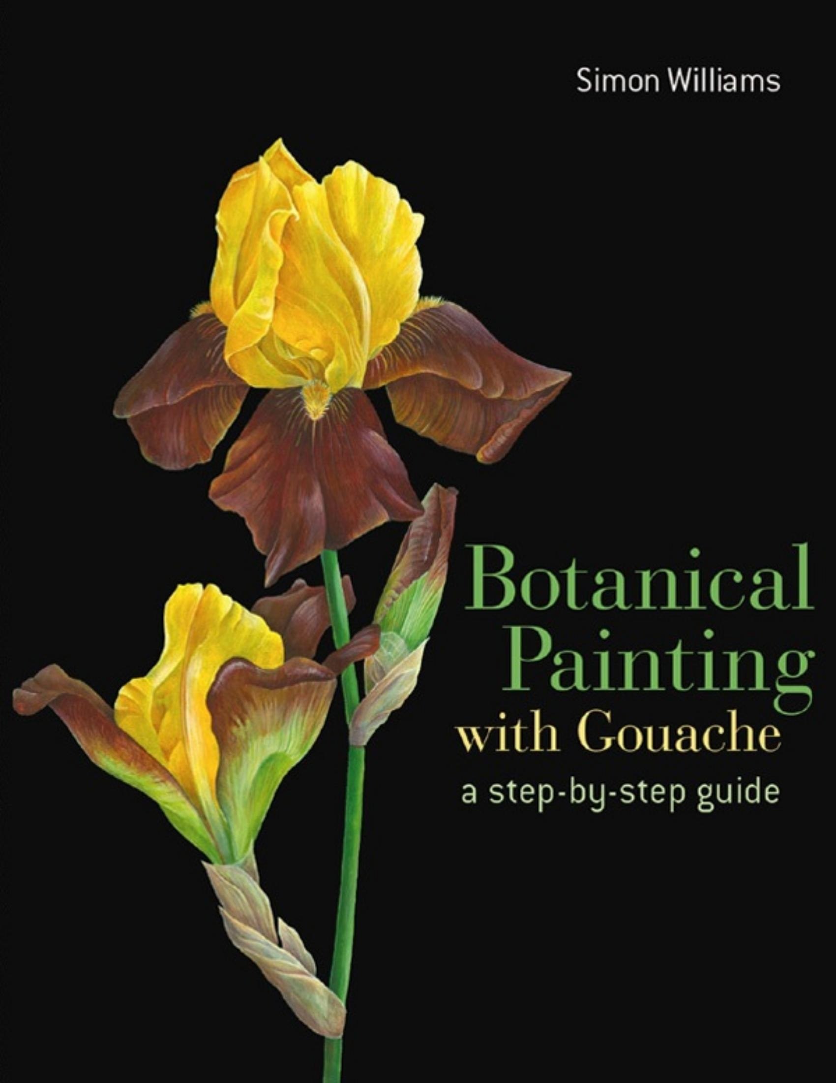 Portada ampliada de Botanical Painting with Gouache a step-by-step guide
