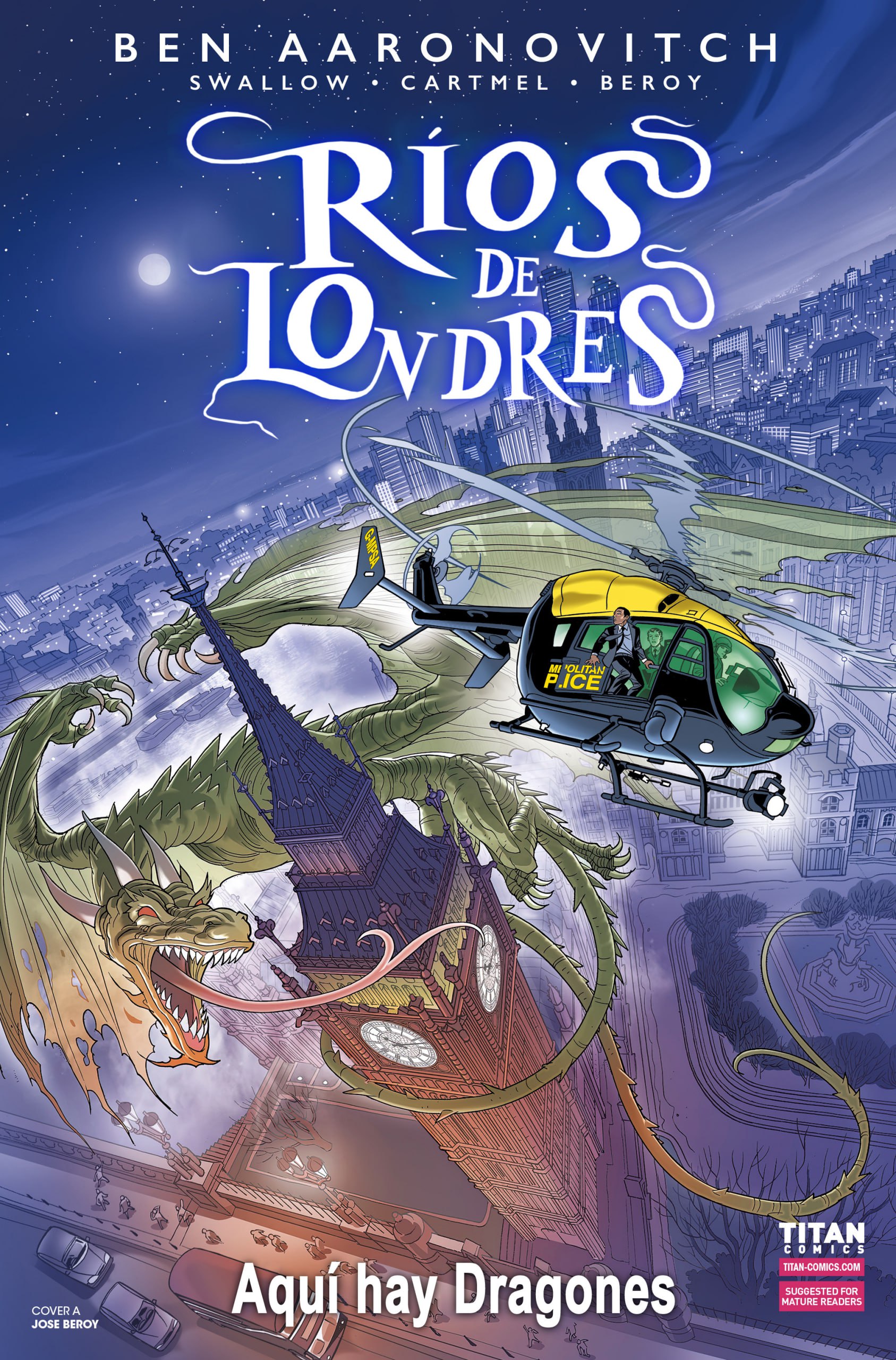 Portada ampliada de Ríos de Londres
