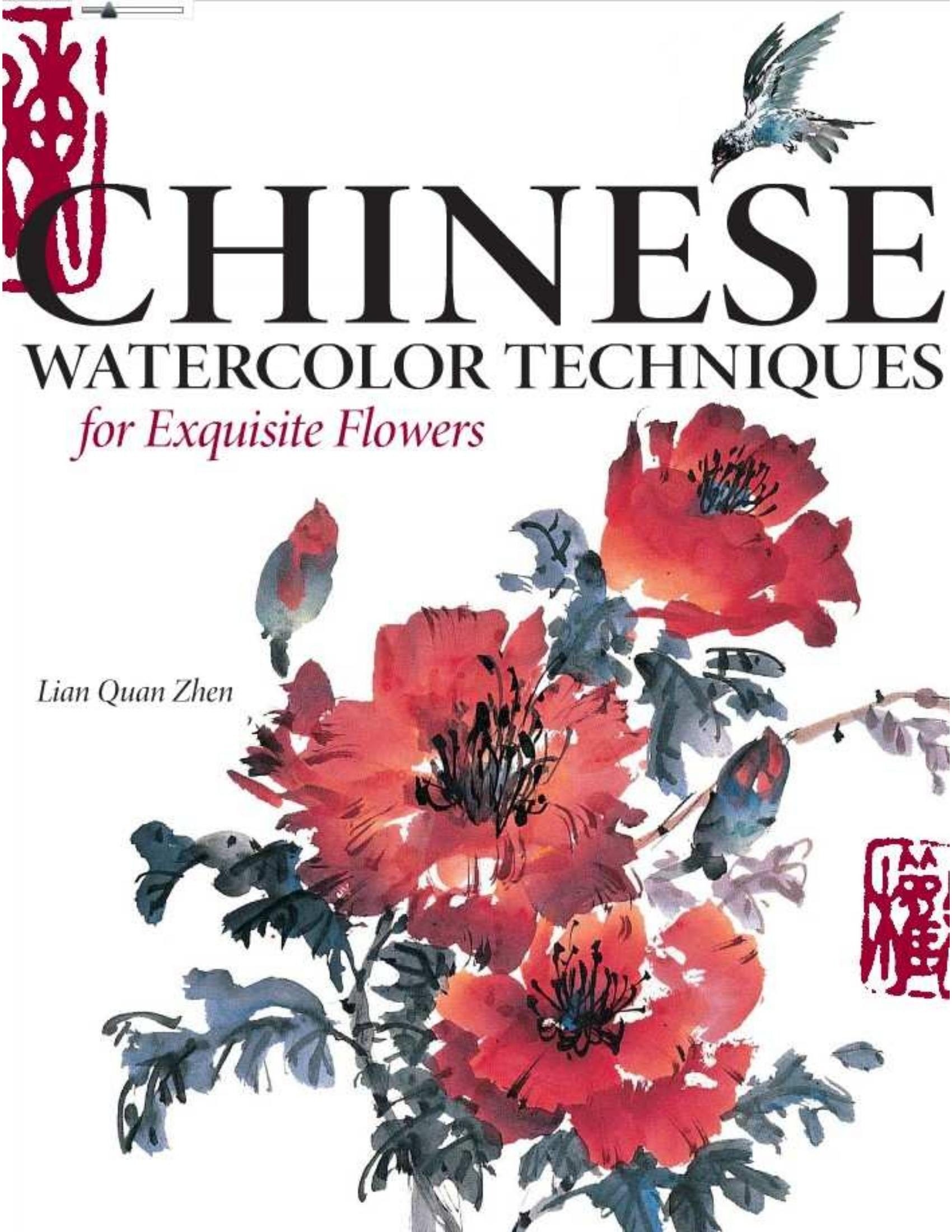 Portada ampliada de CHINESE WATERCOLOR TECHNIQUES for Exquisite Flowers