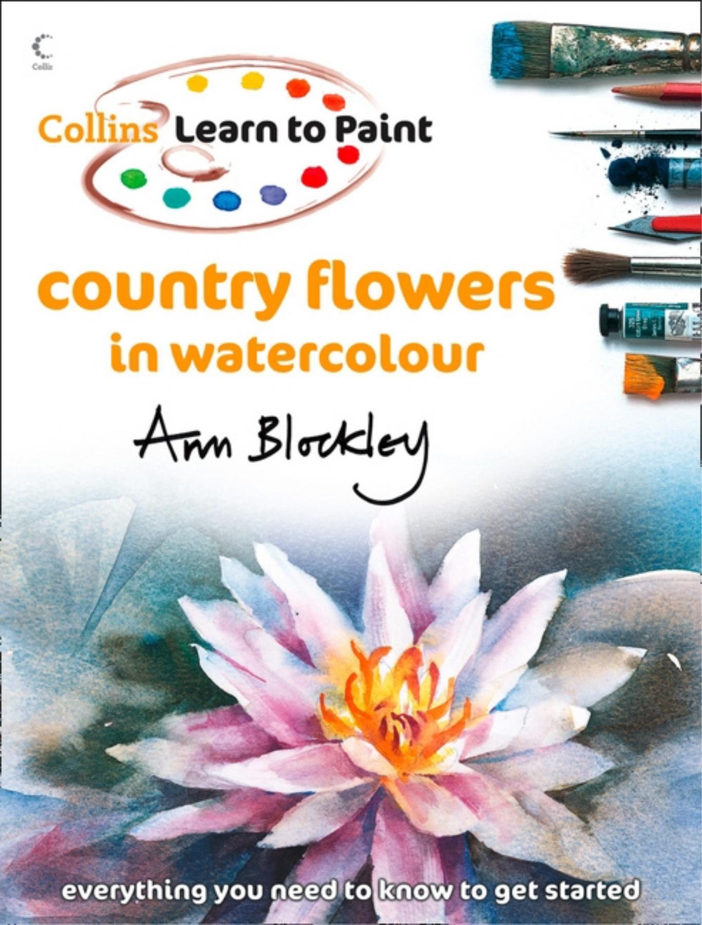 Portada ampliada de country flowers in watercolour