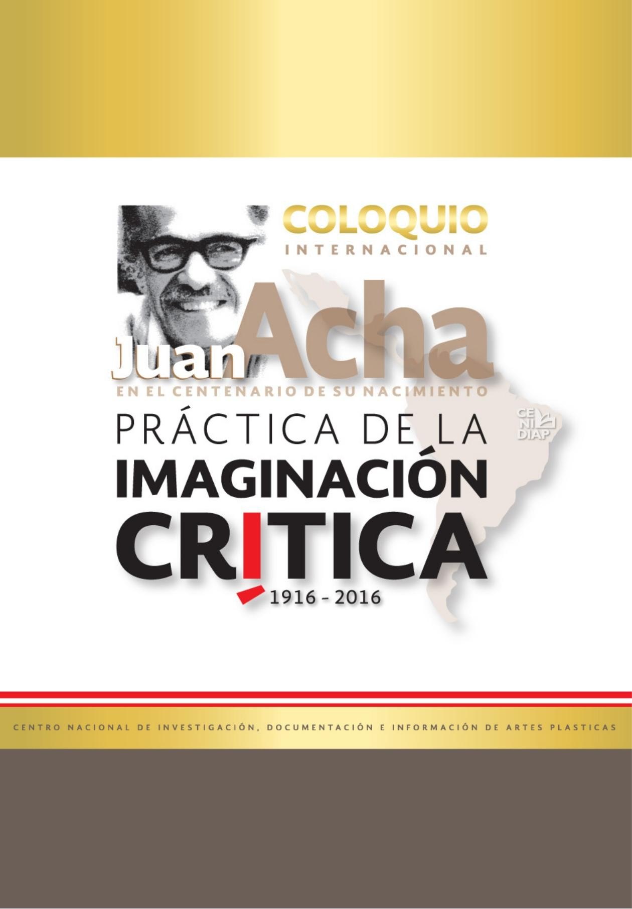 Portada ampliada de Práctica de la Imaginación Crítica