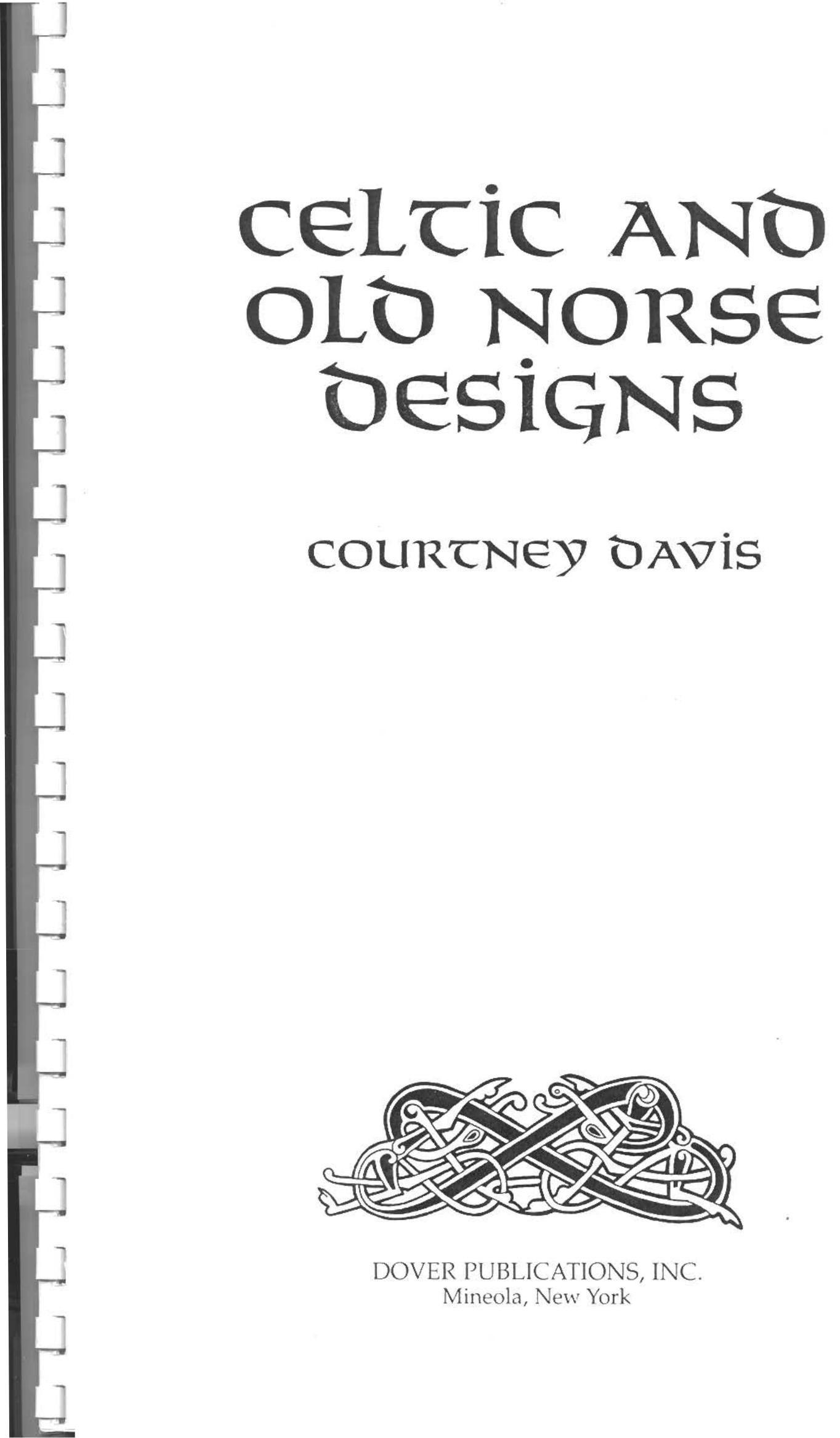 Portada ampliada de celtic and old norse designs