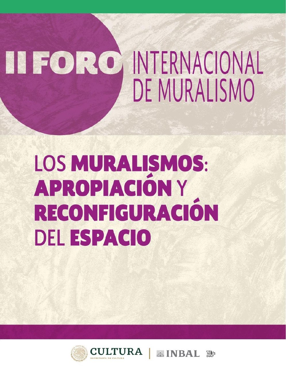 Portada ampliada de II FORO INTERNACIONAL DE MURALISMO