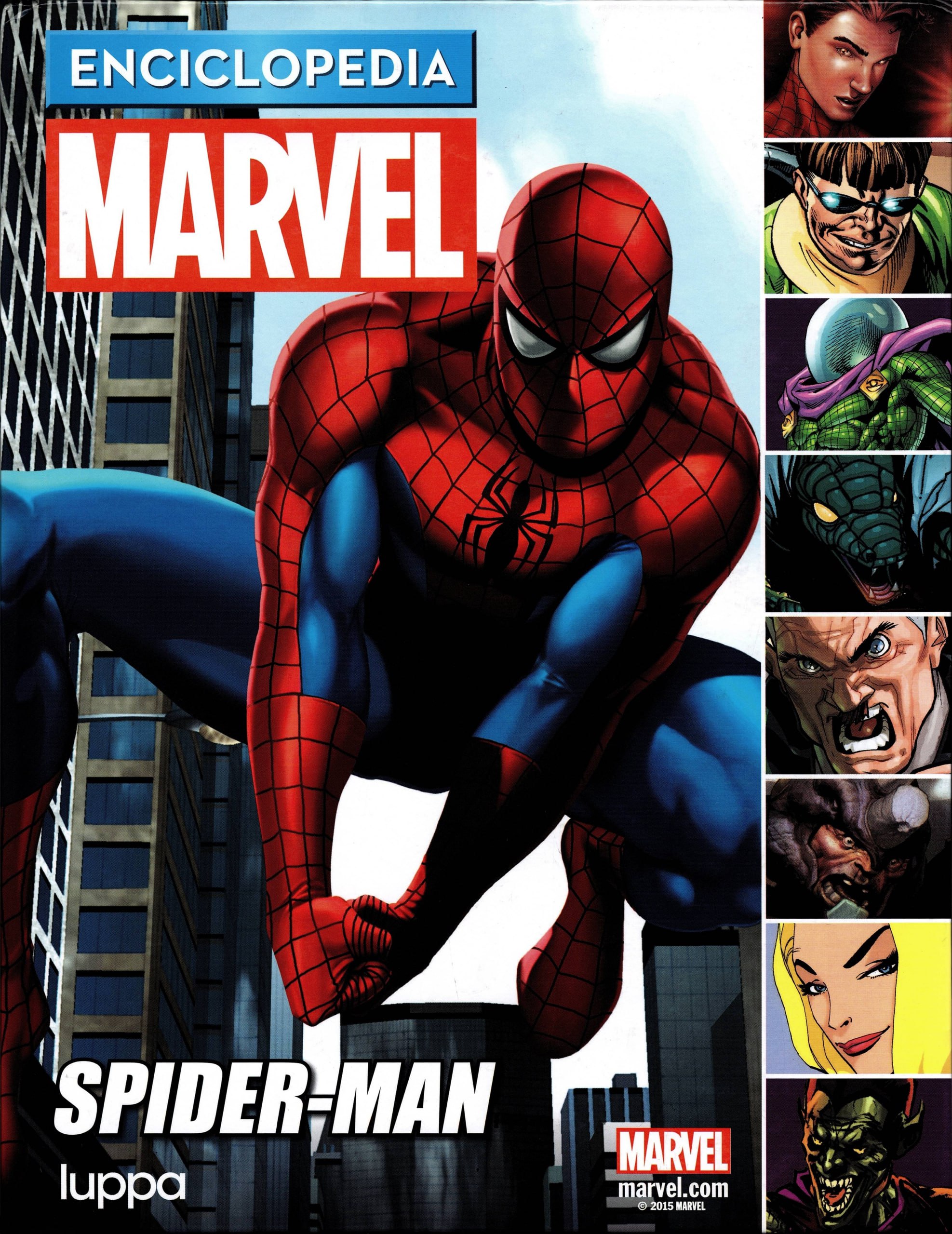 Portada ampliada de ENCICLOPEDIA MARVEL SPIDER-MAN