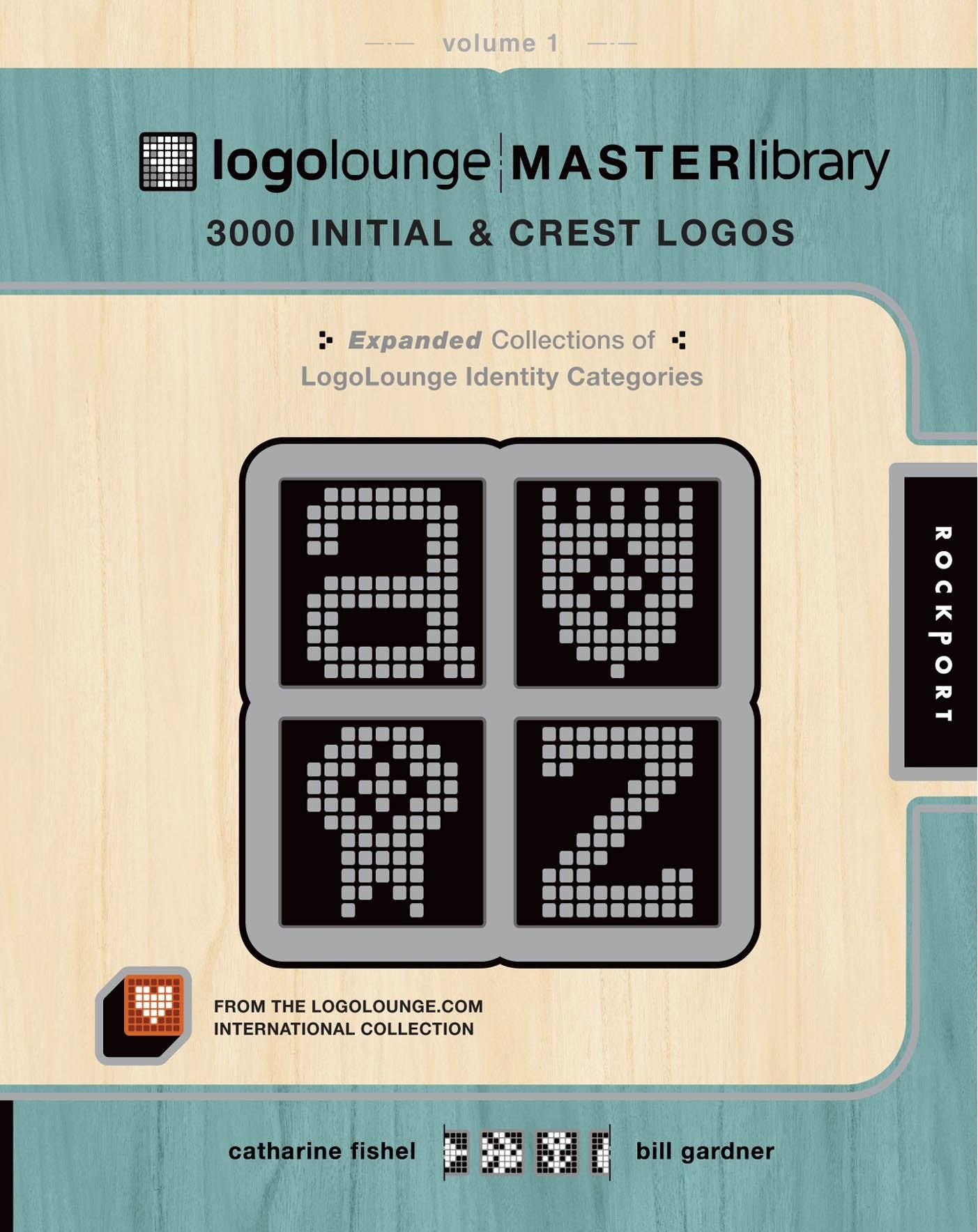Portada ampliada de logolounge MASTERlibrary 3000 INITIAL & CREST LOGOS