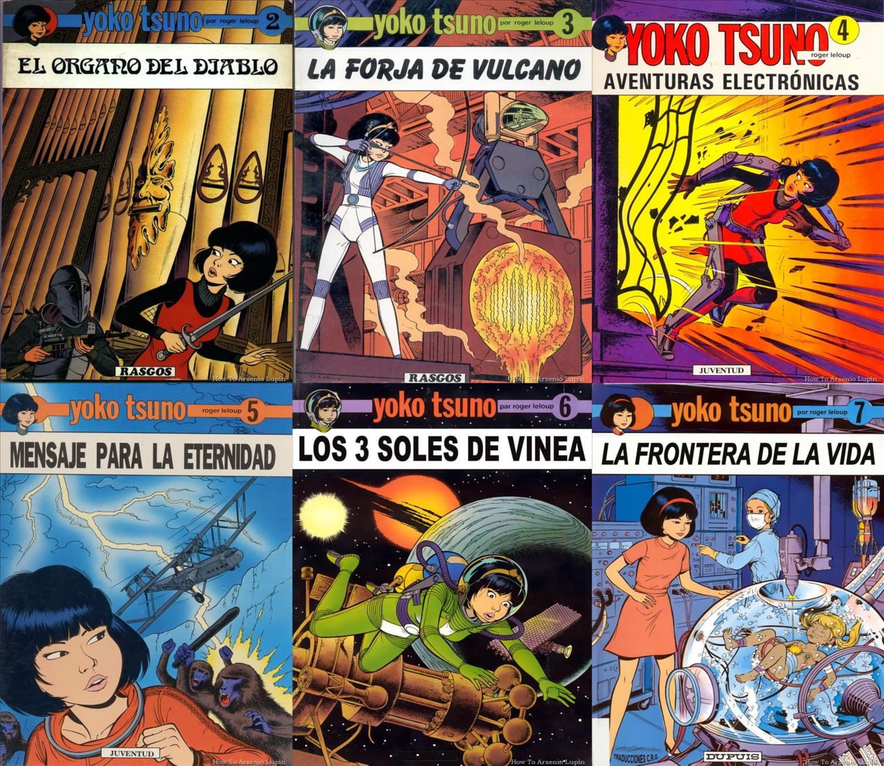 Portada ampliada de Yoko Tsuno 01 - El trio extraño