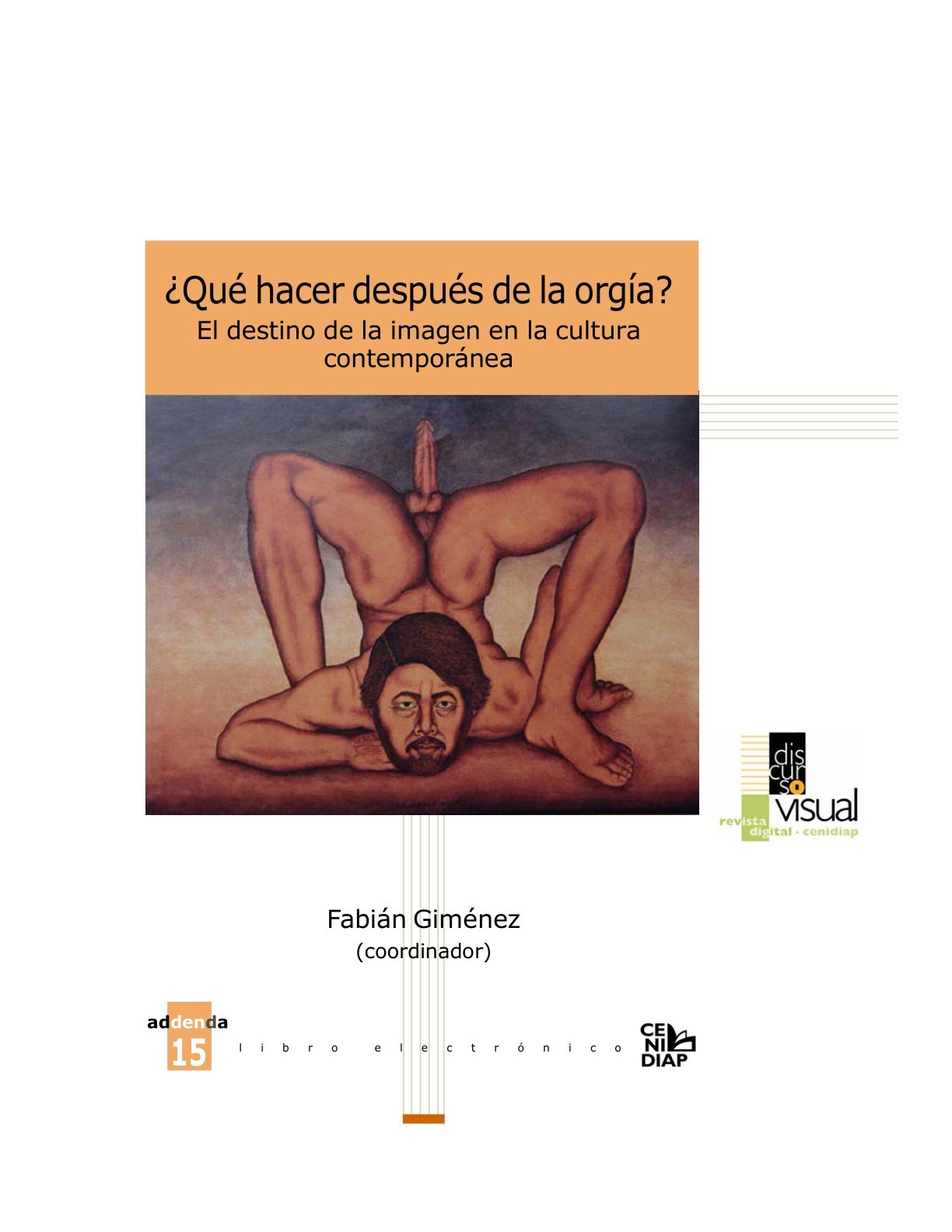 Portada ampliada de ¿Qué hacer después de la orgía? El destino de la imagen en la cultura contemporánea