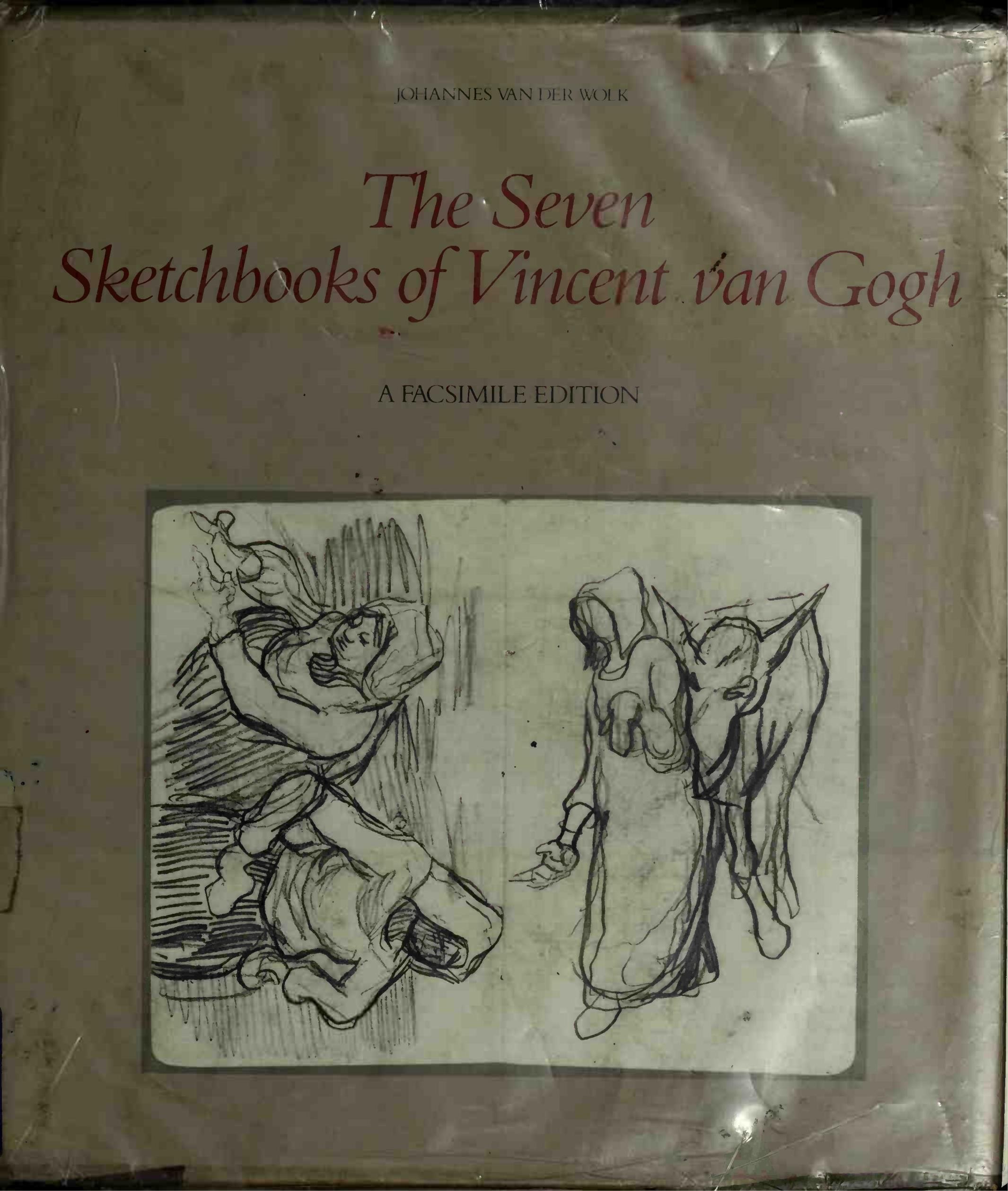 Portada ampliada de The Seven Sketchbooks of Vincent van Gogh