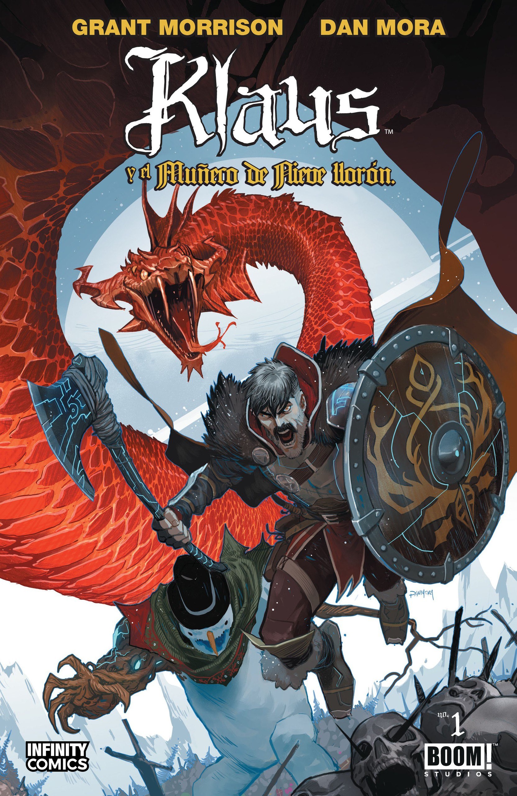 Portada ampliada de Klaus y el Muñeco de Hierro Corón