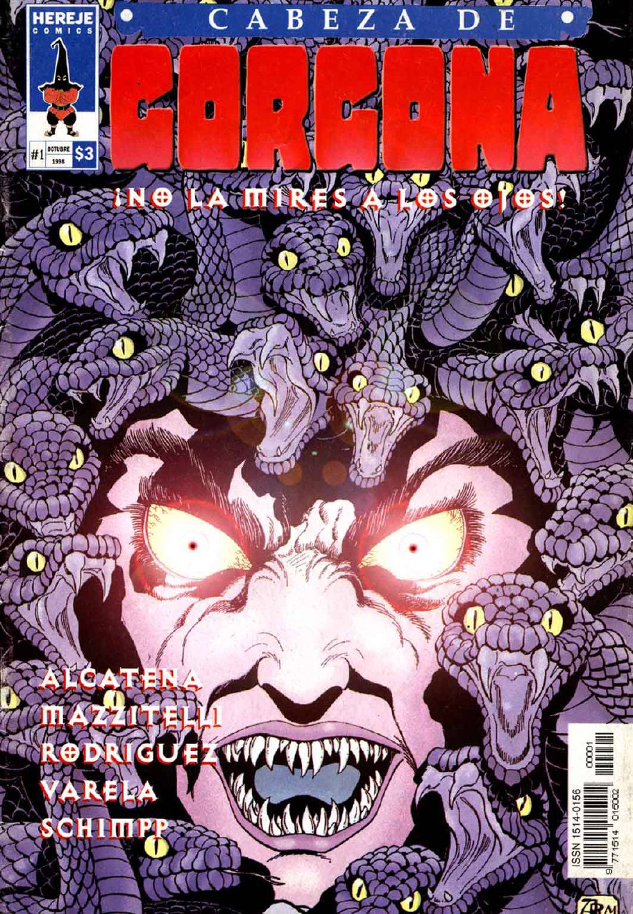 Portada ampliada de Cabeza de Gorgona
