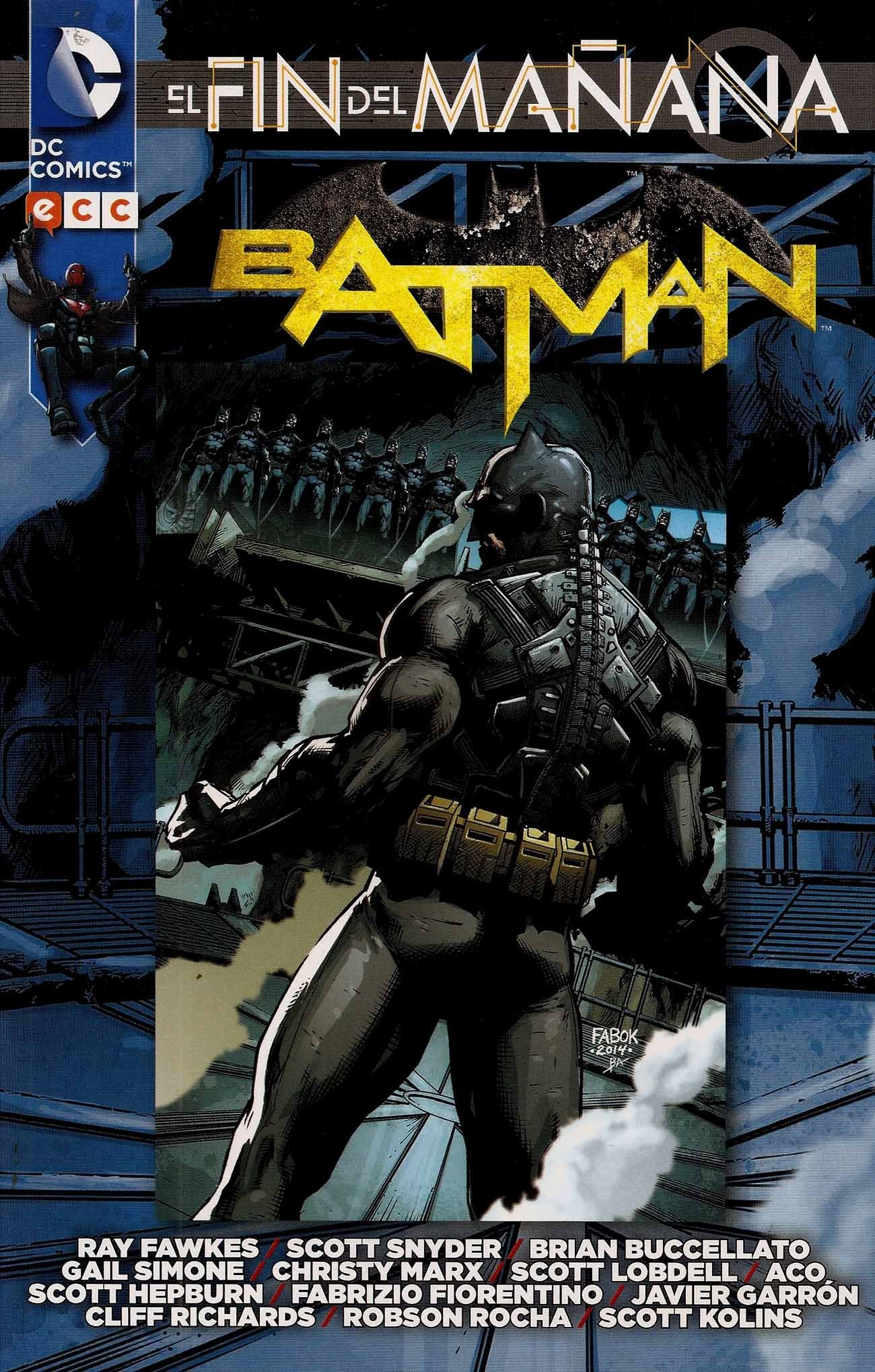 Portada ampliada de Batman - El Fin del Mañana (Ed.ECC)
