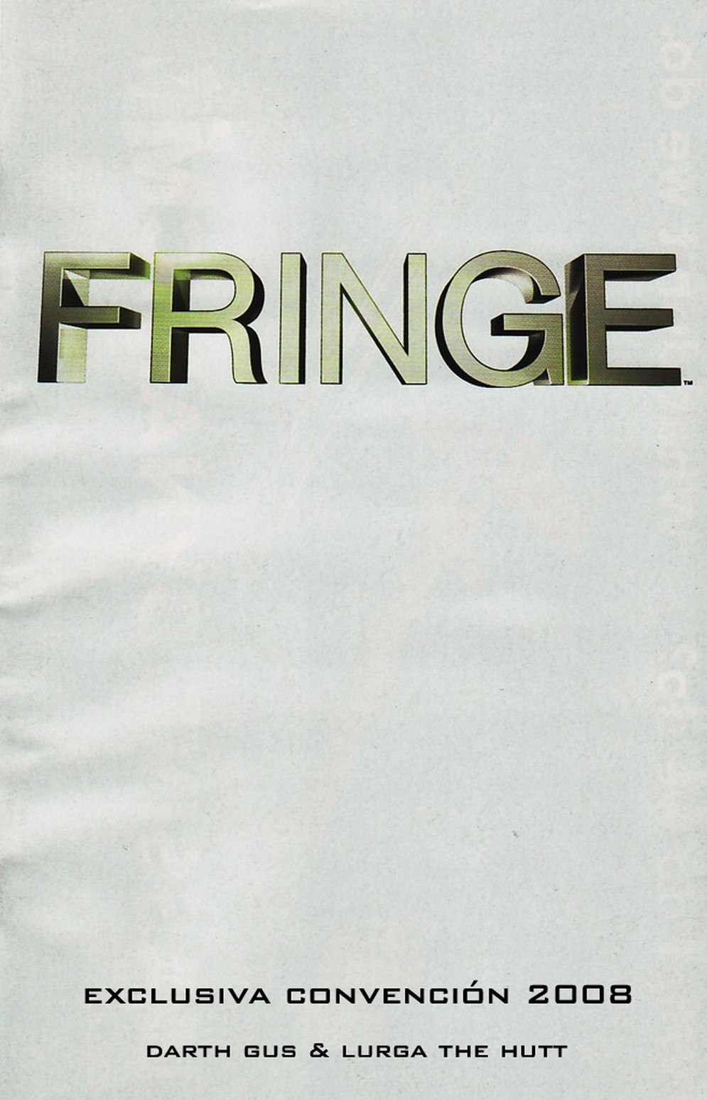 Portada ampliada de FRINGE