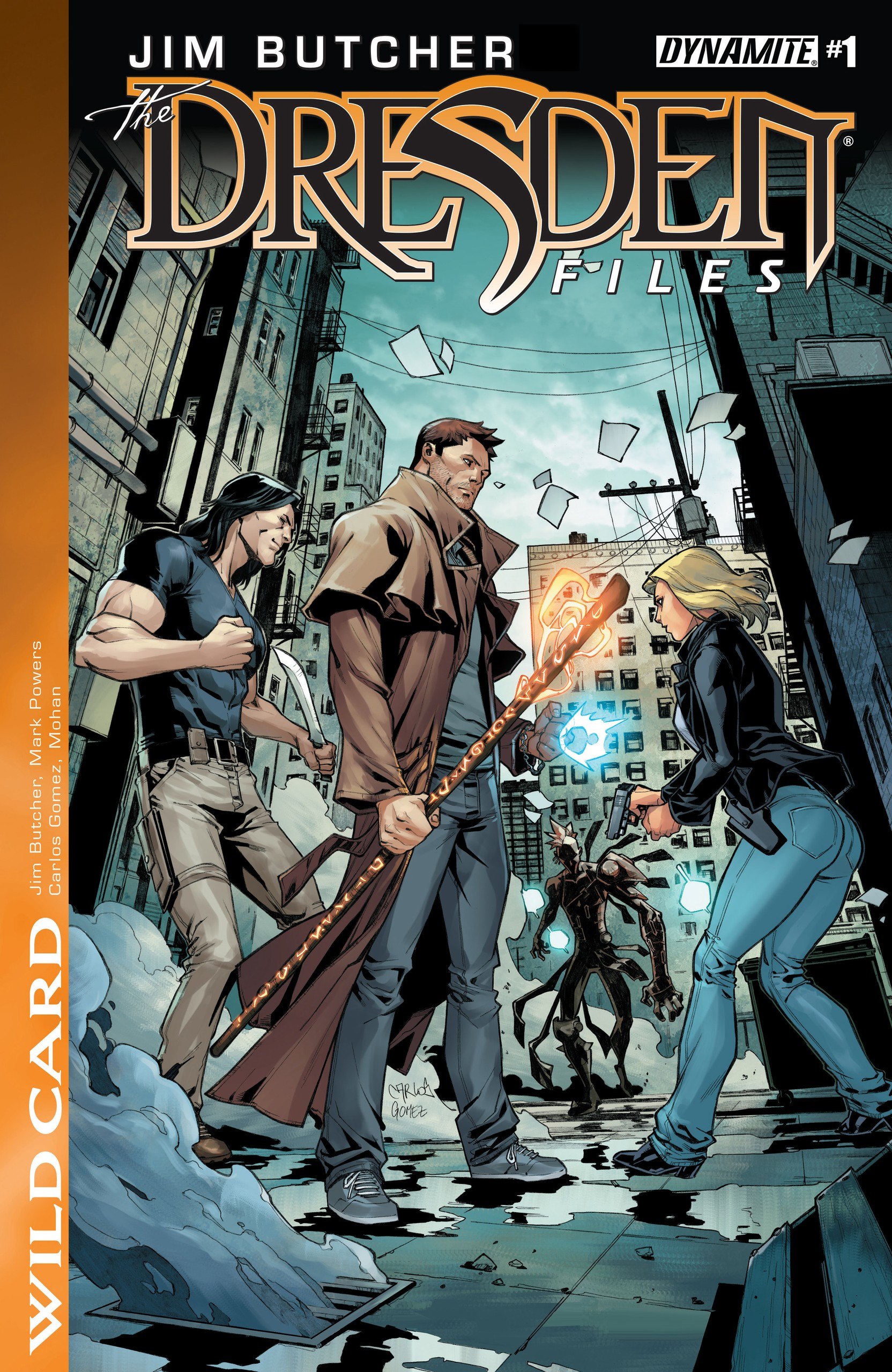 Portada ampliada de The Dresden Files