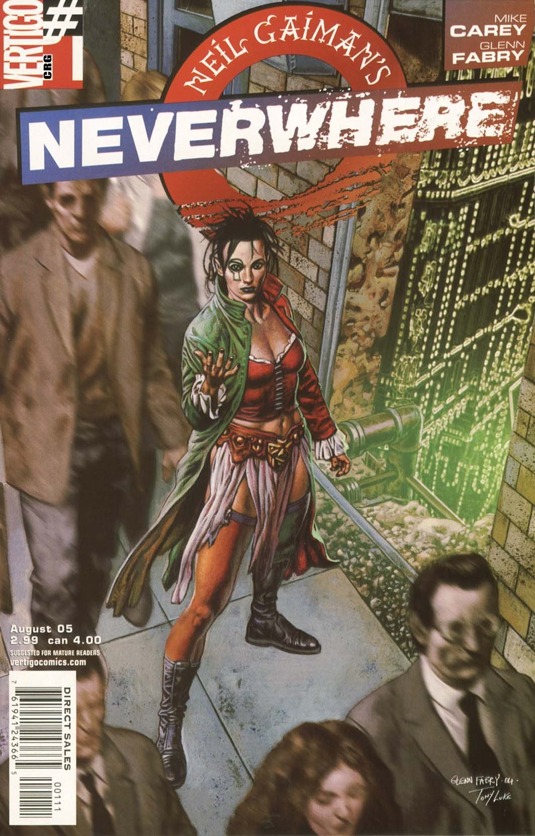 Portada ampliada de NEVERWHERE