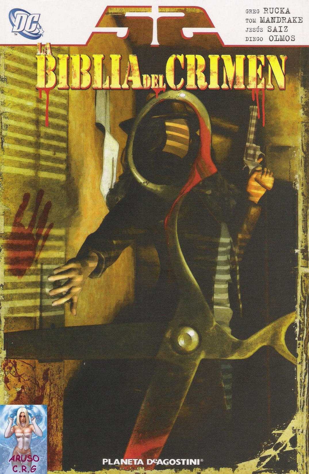 Portada ampliada de La Biblia del Crimen