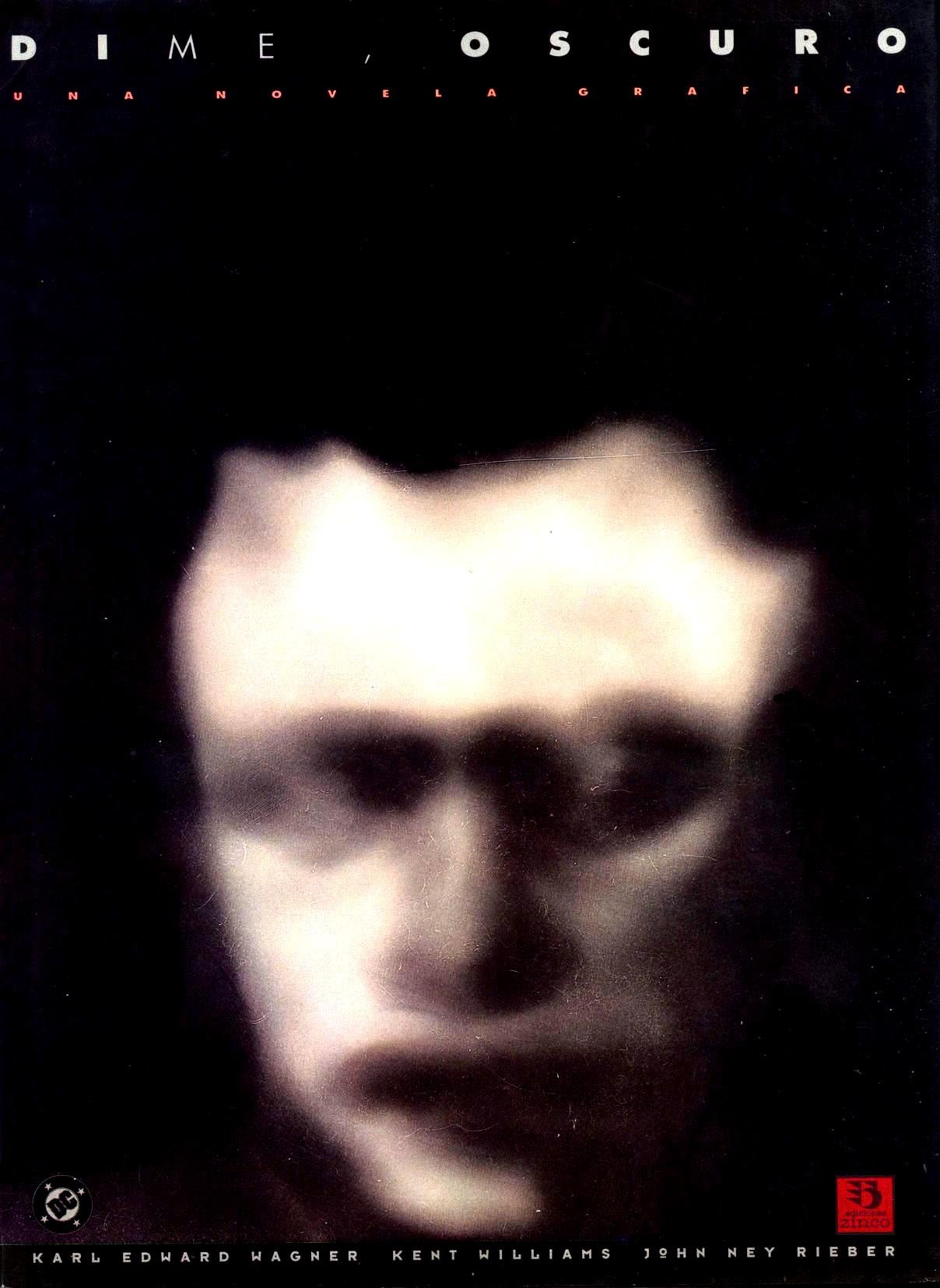 Portada ampliada de DIME, OSCURO