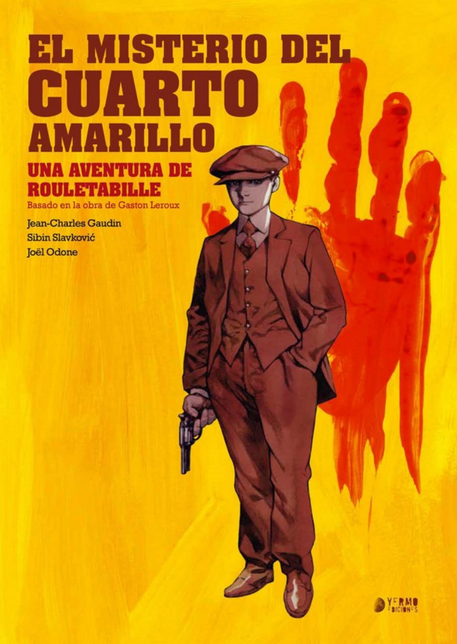 Portada ampliada de EL MISTERIO DEL CUARTO AMARILLO UNA AVENTURA DE ROULETABILLE