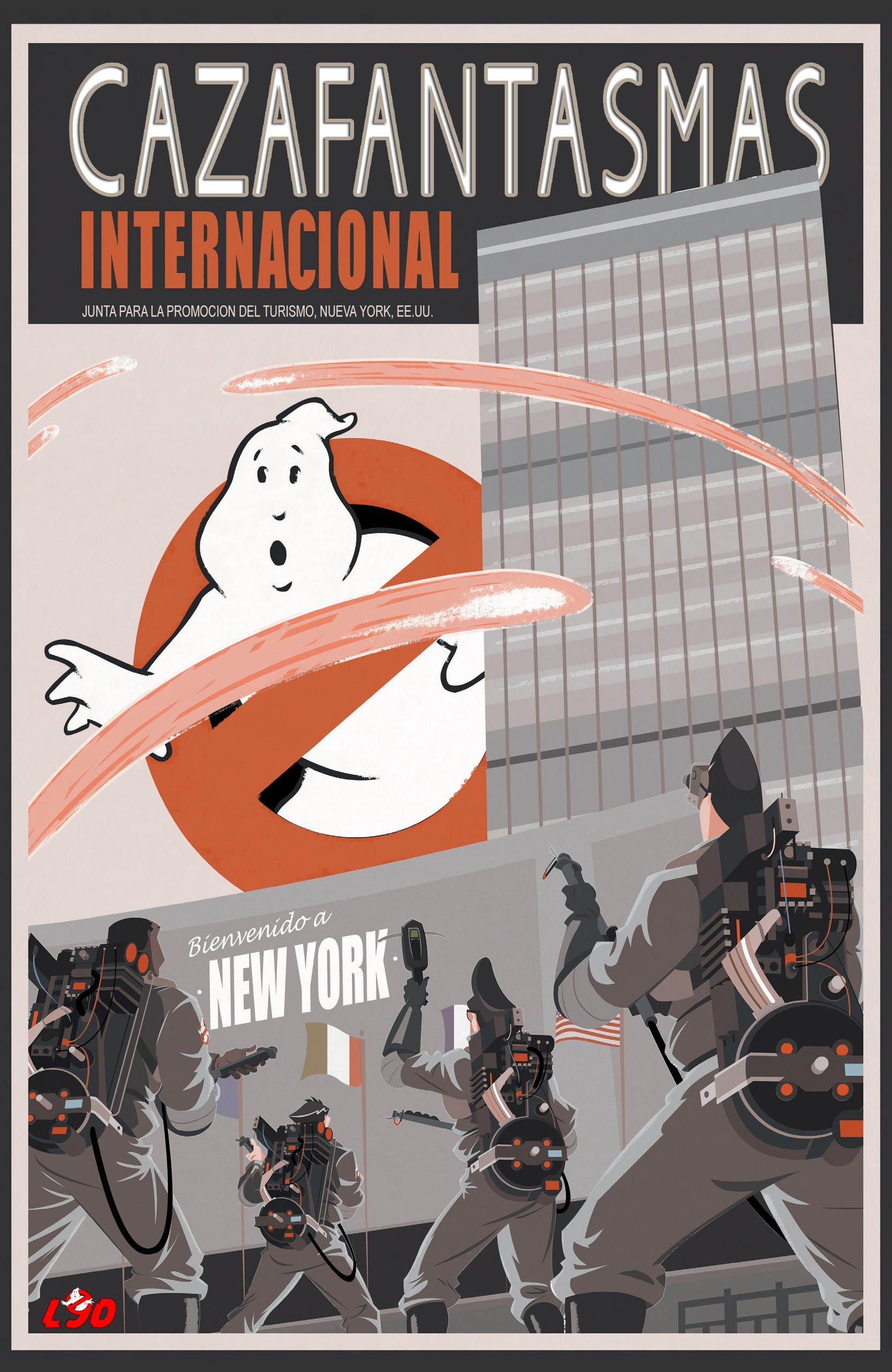Portada ampliada de CAZAFANTASMAS INTERNACIONAL